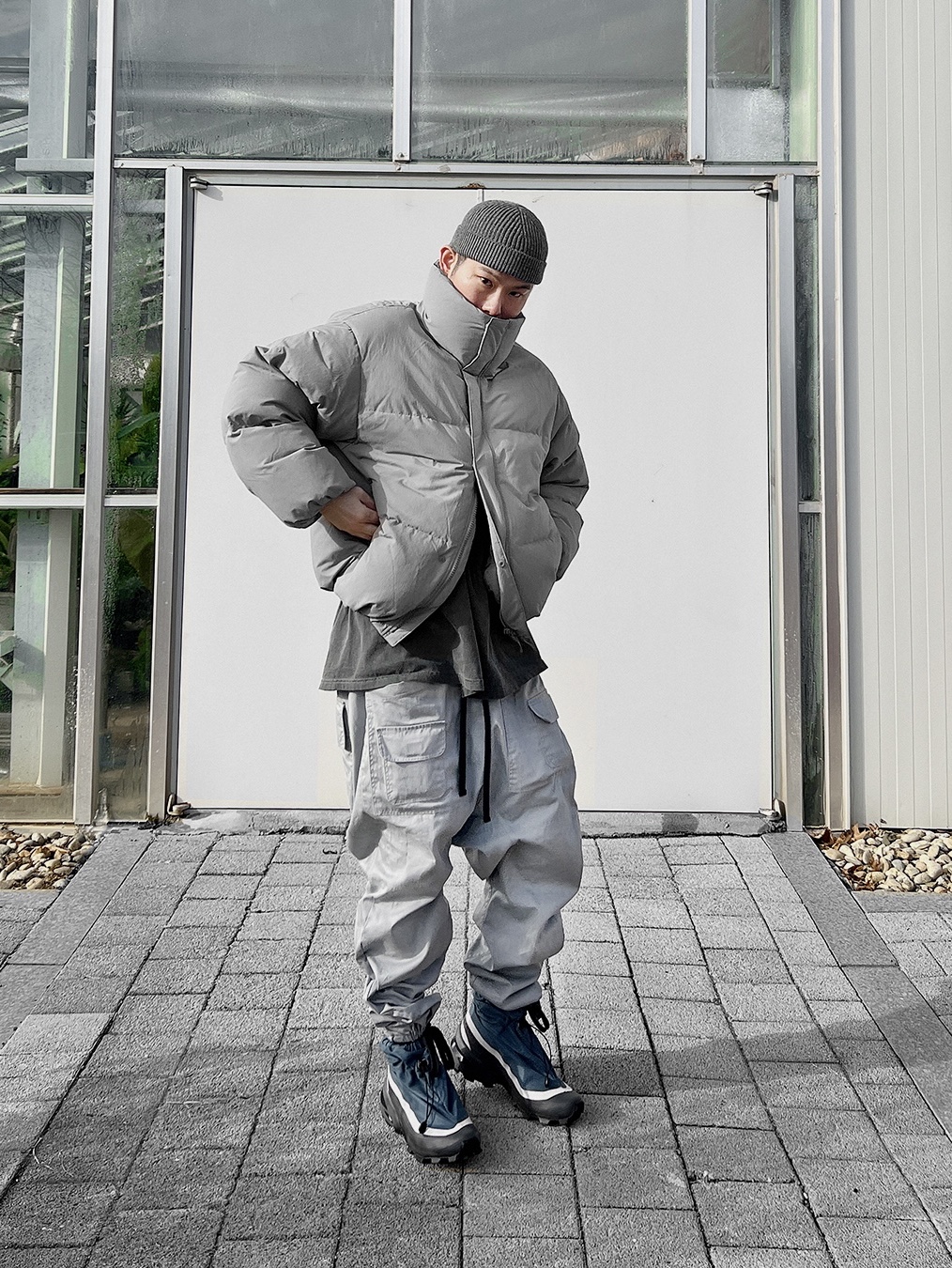 Salomon x MM6 Maison Margiela Cross Mid Bering Sea ์ฐฉ์ฉ ์คํ์ผ - 1