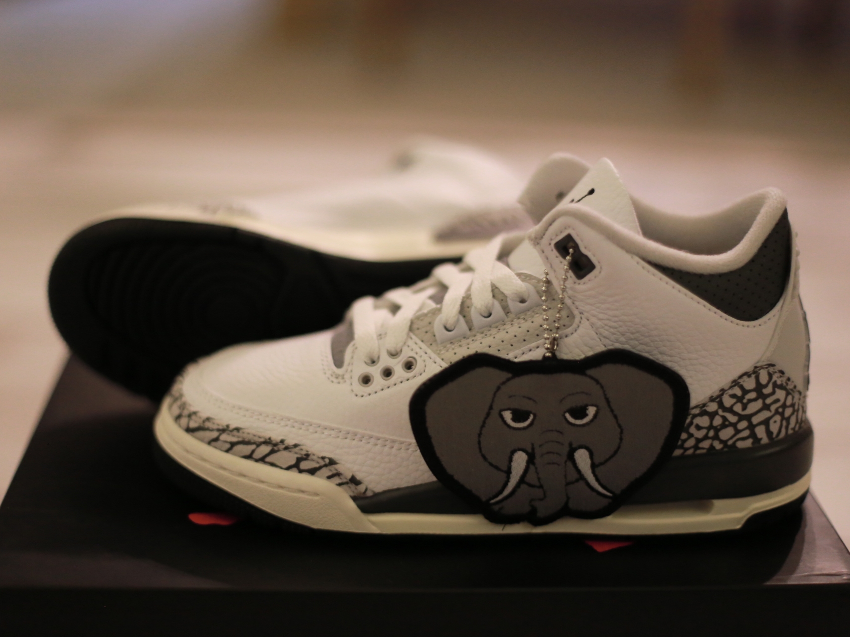 (GS) Jordan 3 Retro Animal Icon 착용 스타일 - 4