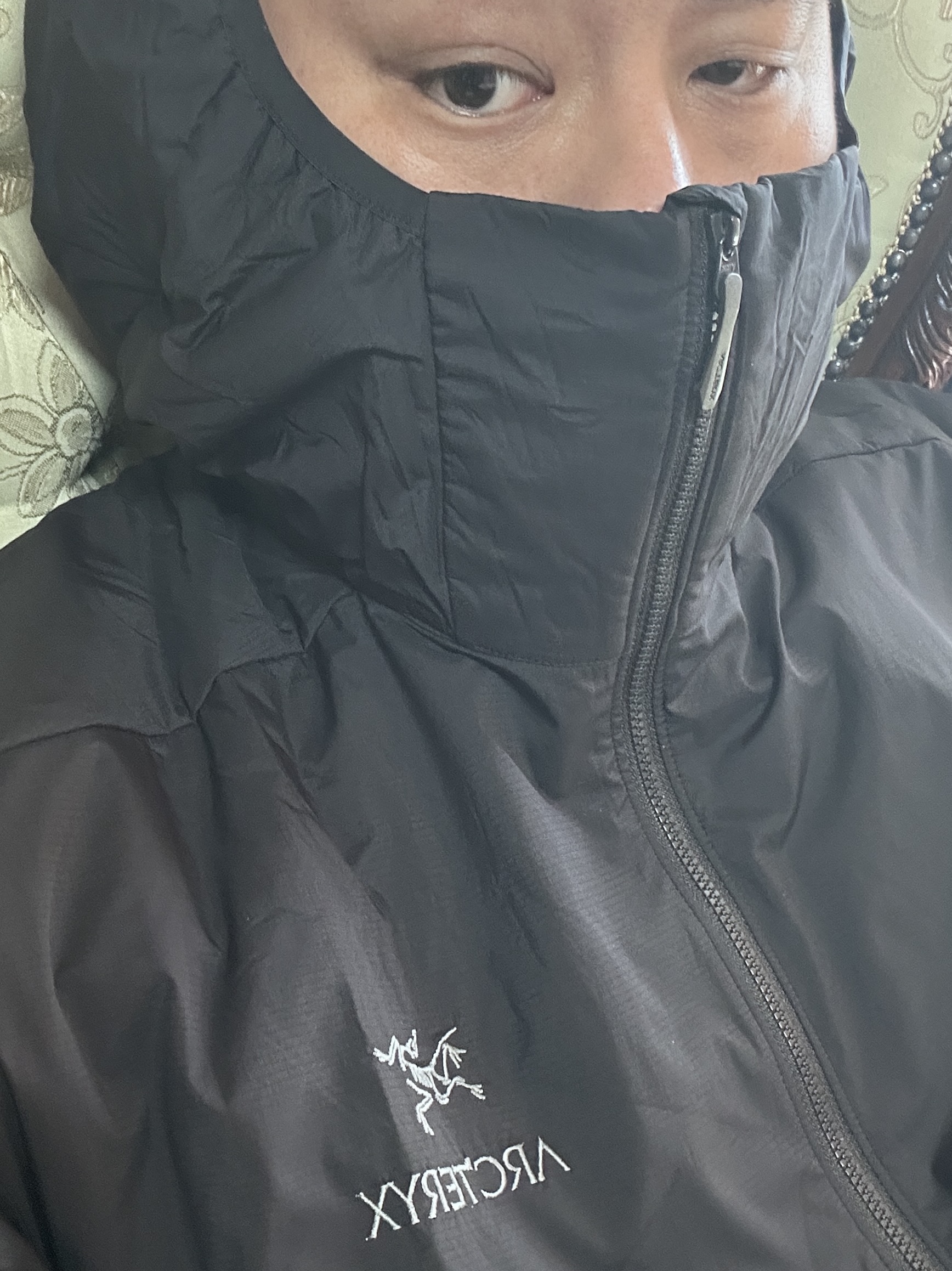 Arc'teryx Atom LT Hoody Black 착용 스타일