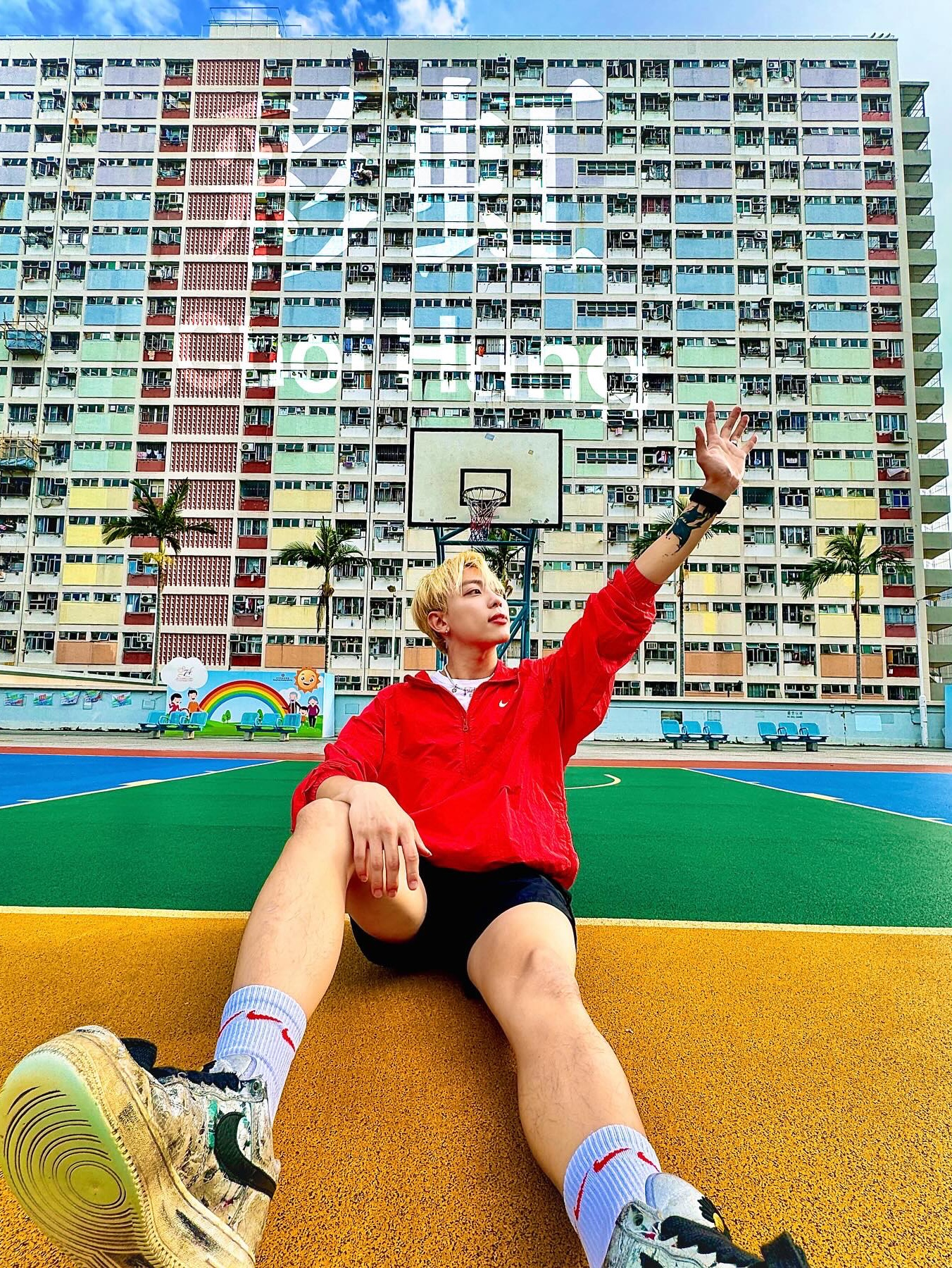 Scudo 10th SCUDO Pearl Crystal Necklace, Scudo Dolphin Ring Plain 착용 스타일 - 2