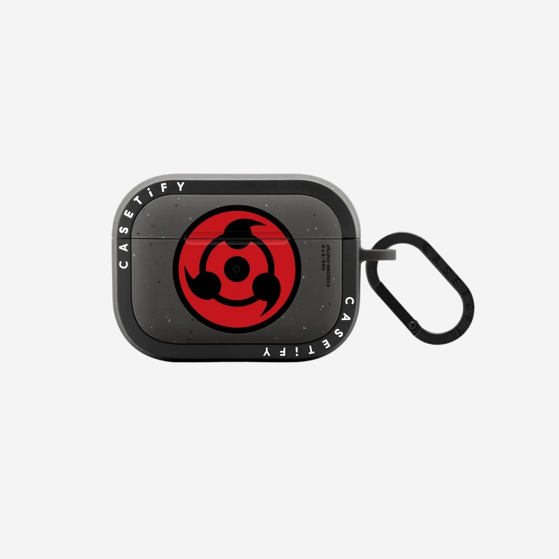 Casetify x Naruto Sharingan AirPods Pro 1st/2nd Gen Ultra Impact Case Matt Charcoal 상세 이미지 1