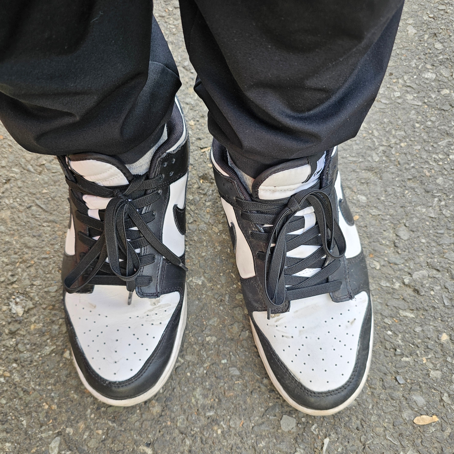 Nike Dunk Low Retro Black 착용 스타일