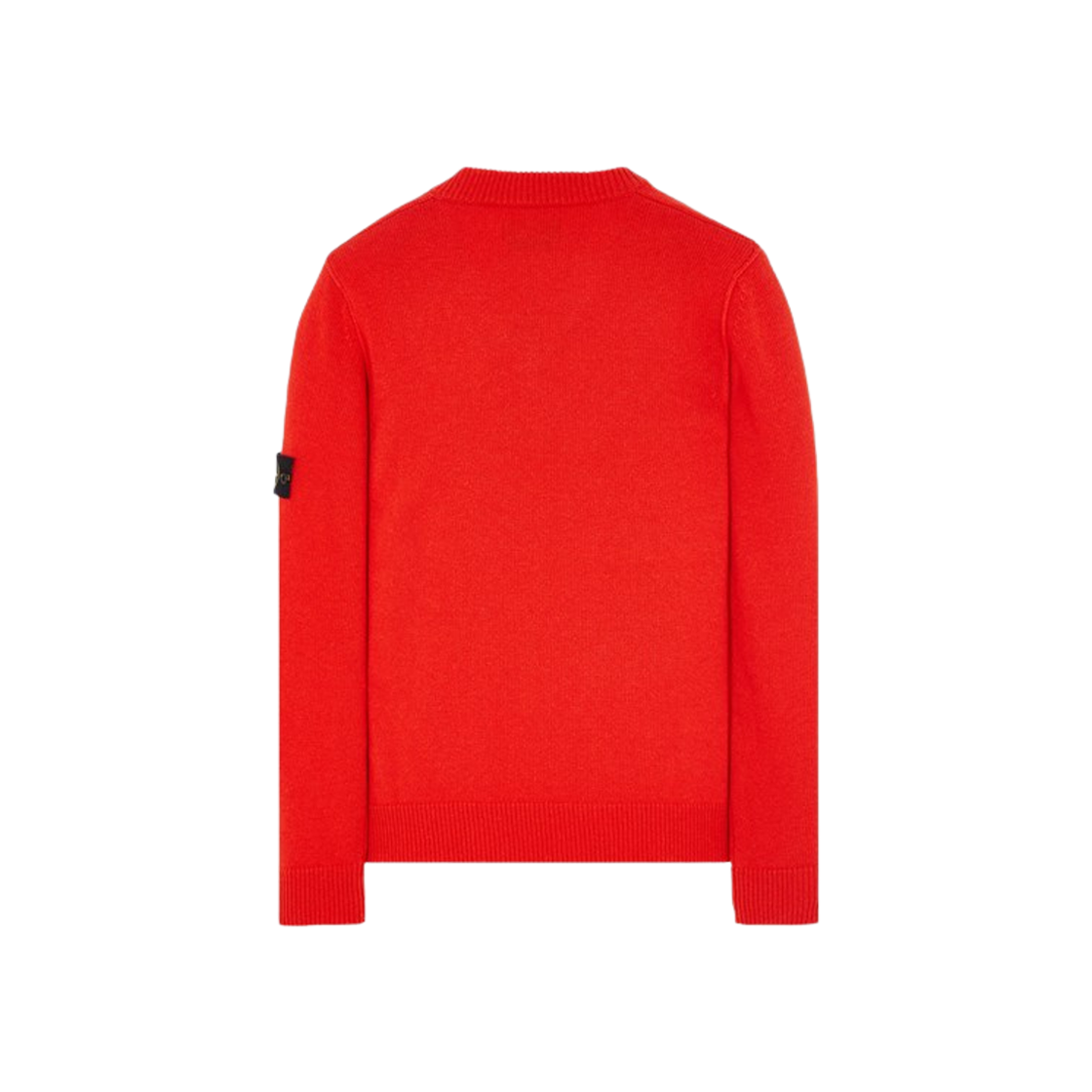 Stone Island 533A3 Lambswool V-Neck Knit Lobster Red - 23FW 상세 이미지 2