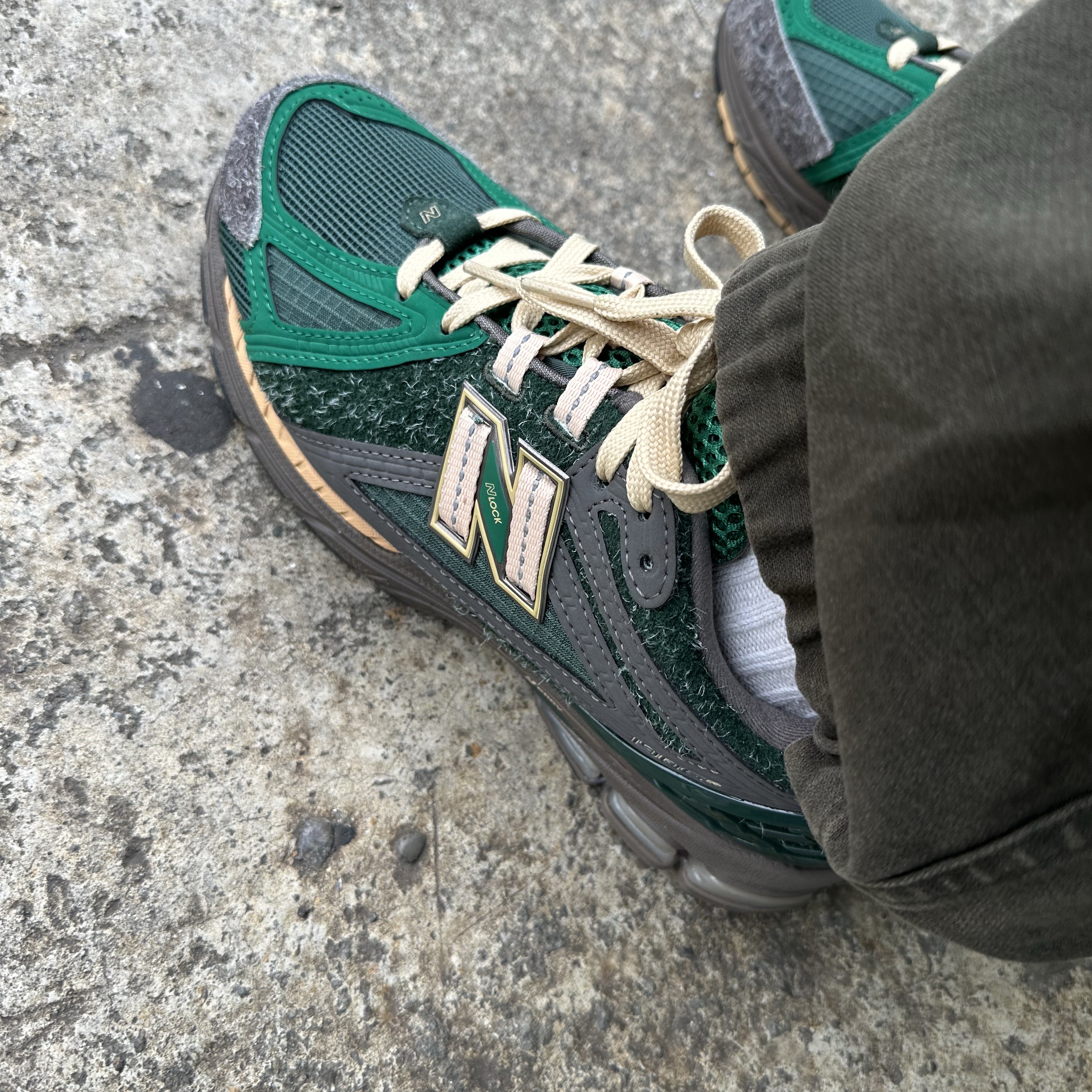 New Balance 1906R Green Brown - Size? Exclusive 착용 스타일