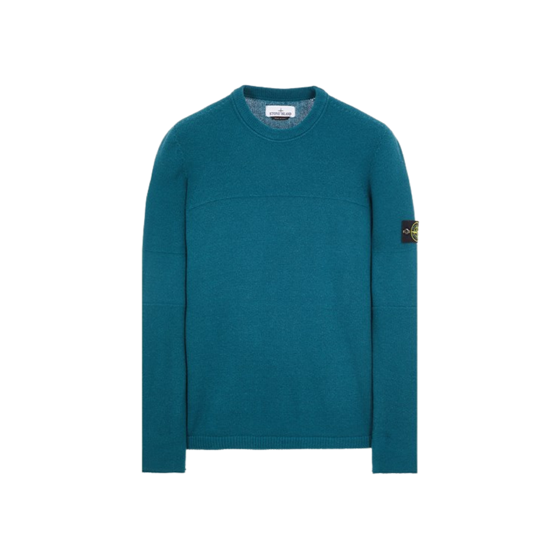 Stone Island 524A3 Lambswool Crewneck Knit Dark Teal Green - 23FW 상세 이미지 1