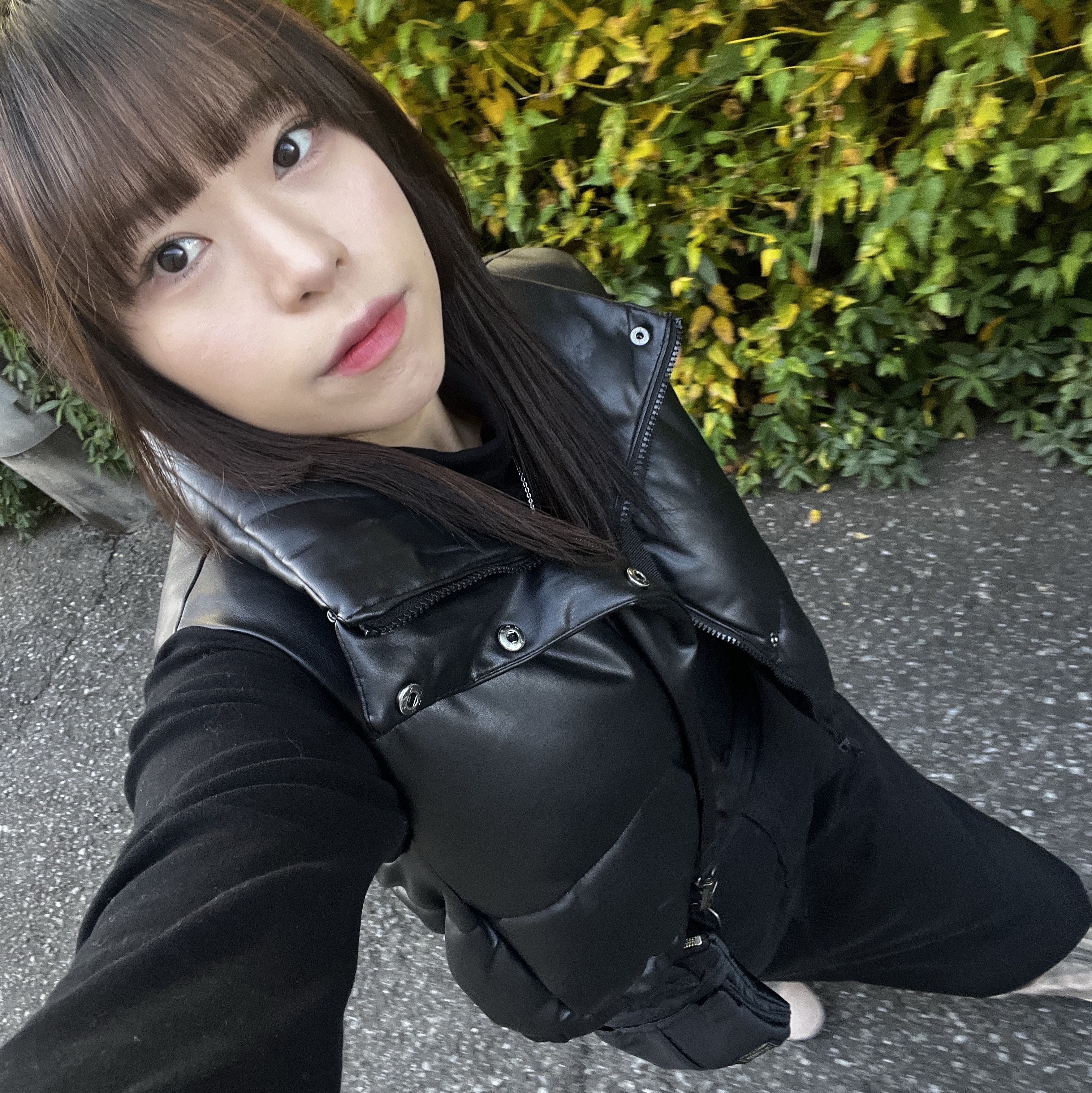 (W) Zara Fake Leather Puffer Vest Black, Porter Howl Helmet Bag Mini Black 착용 스타일