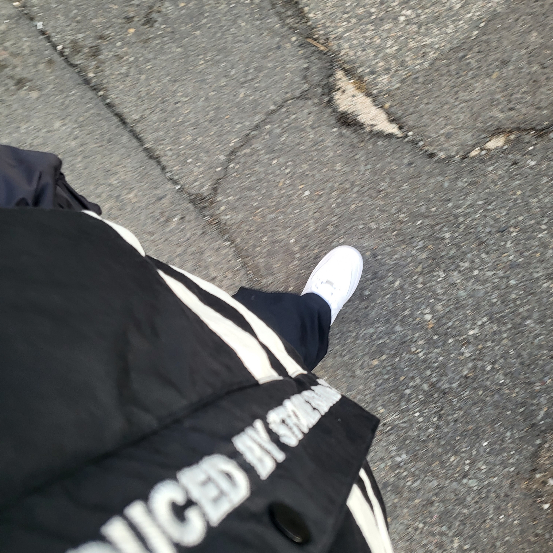 Supreme x Stone Island Reversible Down Puffer Jacket Black - 23FW 착용 스타일