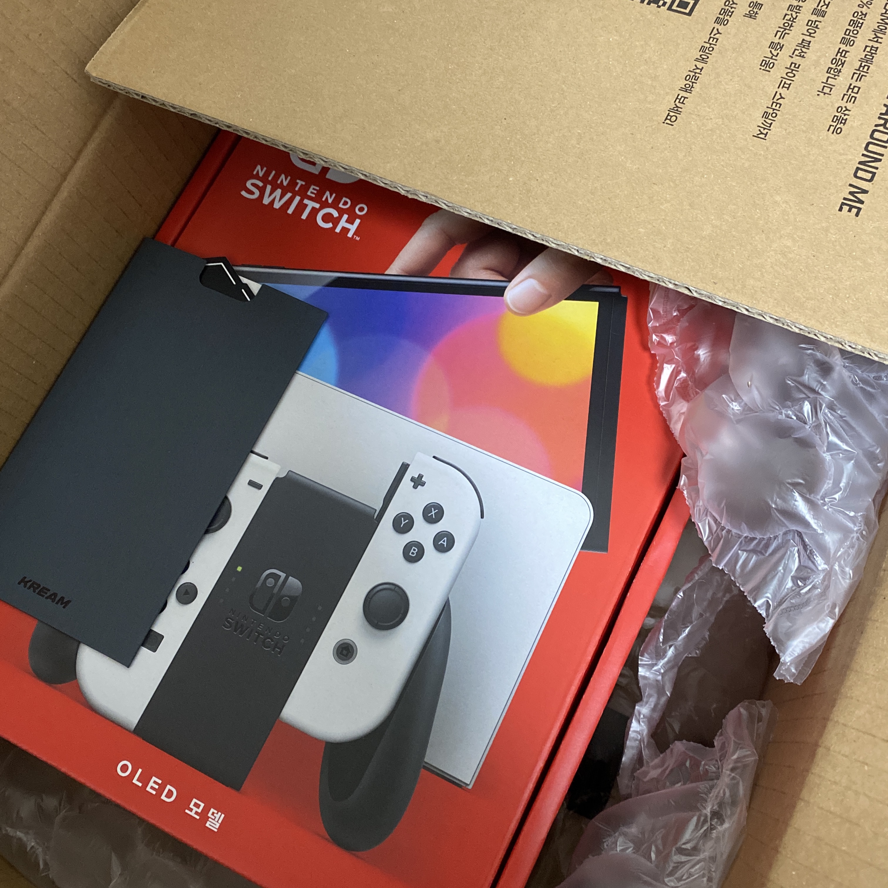 Nintendo Switch OLED White (Korean Ver.) 착용 스타일