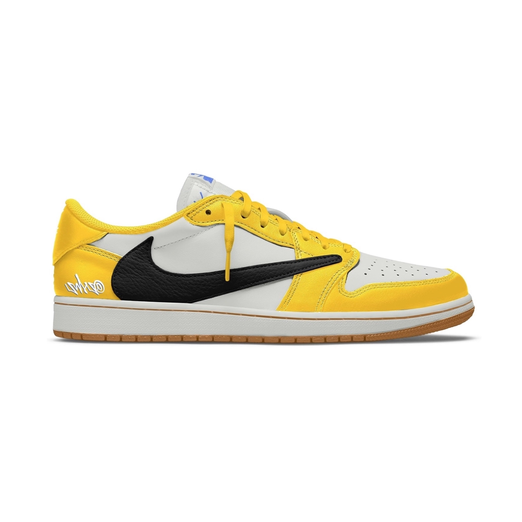 (W) Nike x Travis Scott Air Force 1 '07 Low Cactus Jack Utopia Edition White, Nike x Travis Scott Air Force 1 '07 Low Cactus Jack Utopia Edition White 착용 스타일 - 2