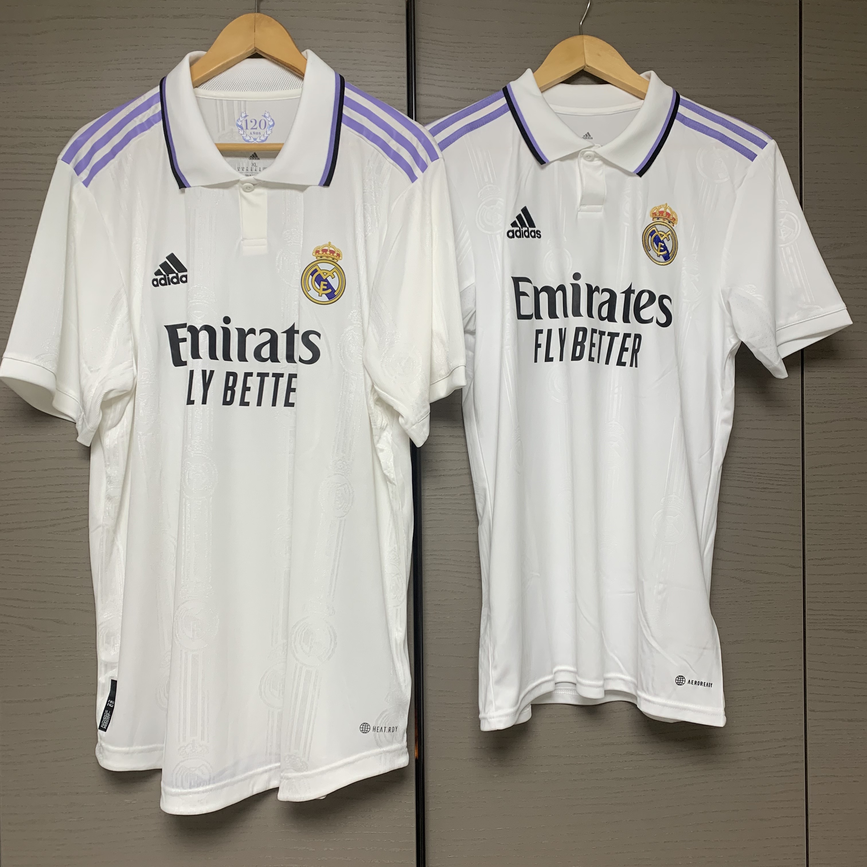 Adidas Real Madrid 2022/23 Home Jersey White - US Sizing (Non Marking Ver.) 착용 스타일