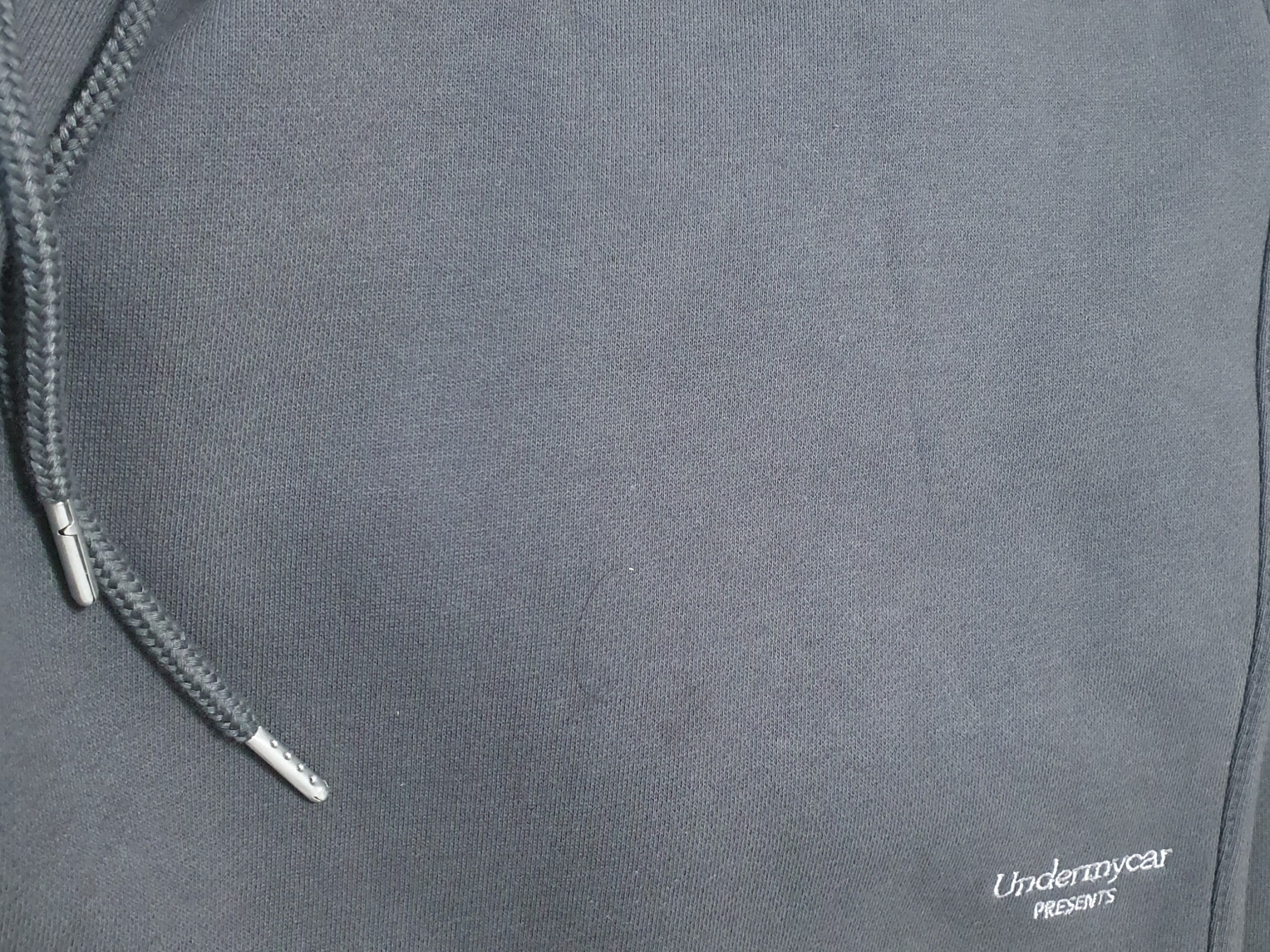 Undermycar Mu.03 Anti Fxxking Logo Play Oversized Sweat Jogger Olive 착용 스타일