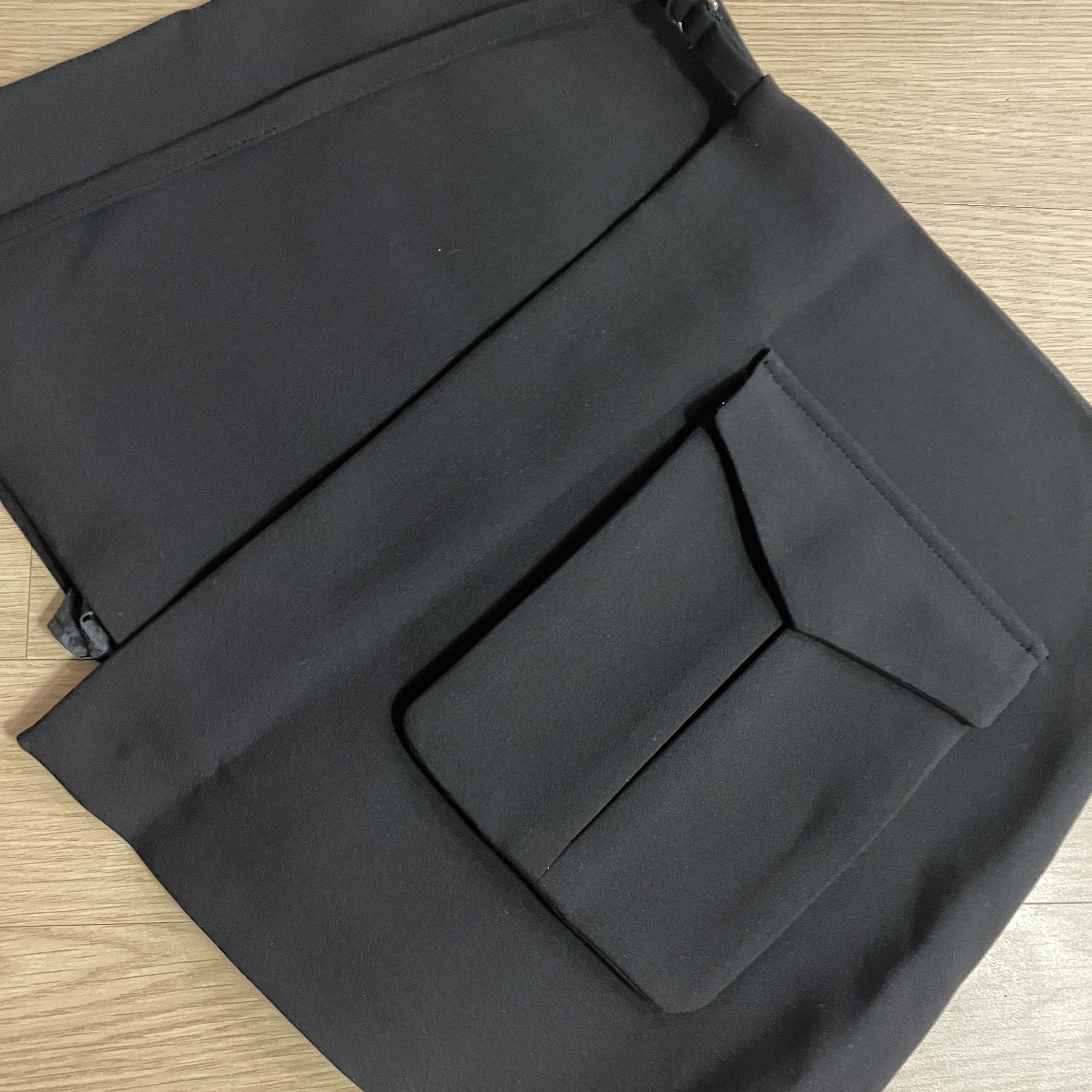 (W) Zara Cargo Skirt Pants Black 착용 스타일