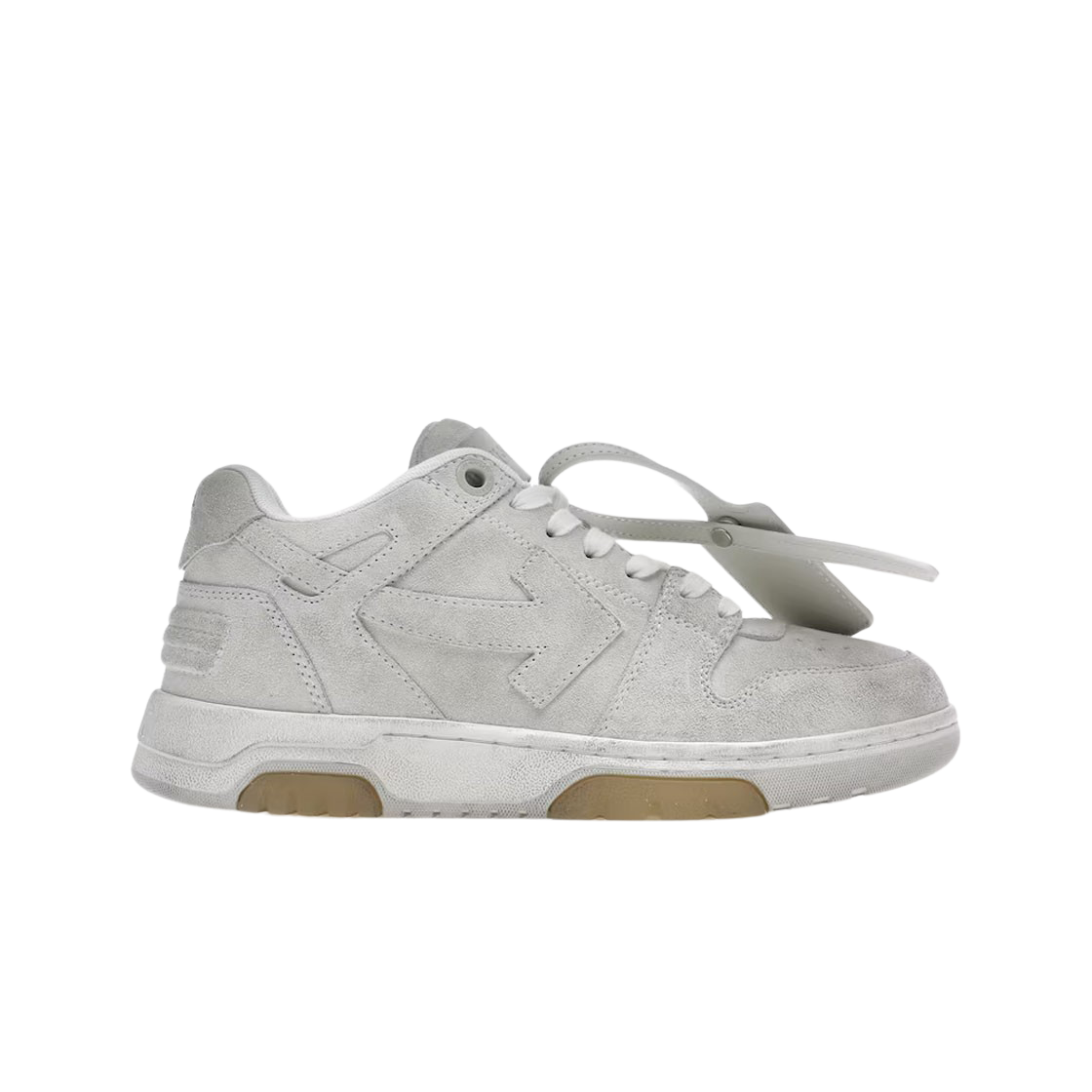 오프화이트 아웃 오브 오피스 OOO 스니커즈 빈티지 스웨이드 화이트 - 22FW(Off-White Out of Office OOO Sneakers Vintage Suede White - 22FW) - 1