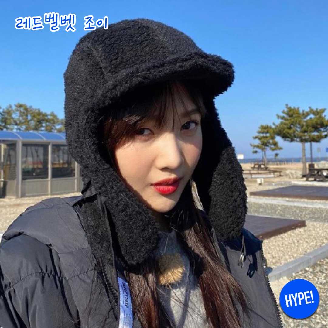Open Yy Faux Fur Corduroy Earflap Cap Khaki, Open Yy Faux Fur Earflap Cap Black 착용 스타일 - 6