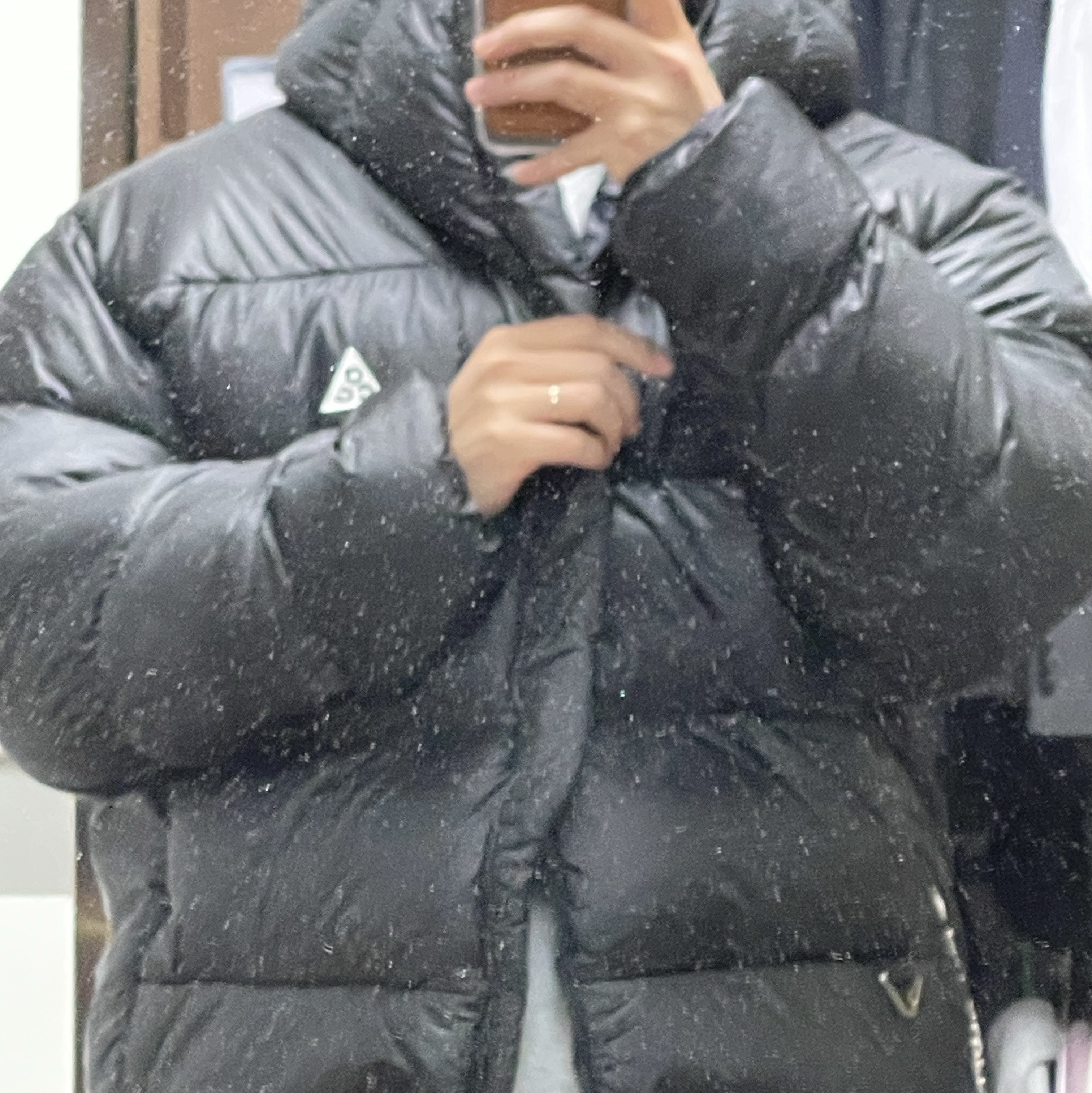 Nike ACG Therma-Fit ADV Lunar Lake Puffer Jacket Black - Asia 착용 스타일
