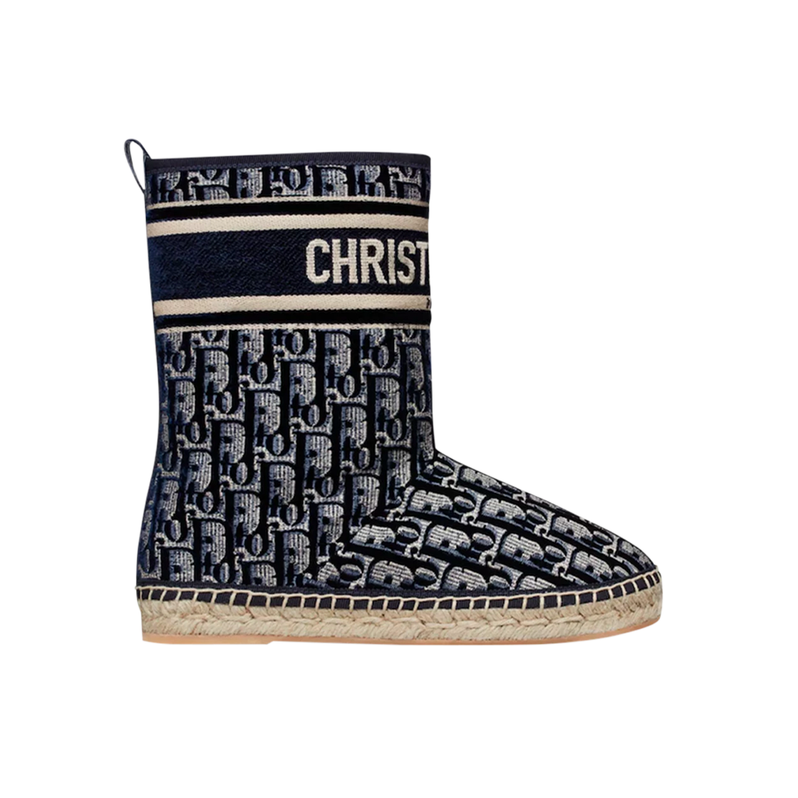 (W) 디올 쉐 모아 그랑빌 앵클 부츠 디올 오블리크 딥 블루((W) Dior Chez Moi Granville Ankle Boot Dior Oblique Deep Blue) - 1