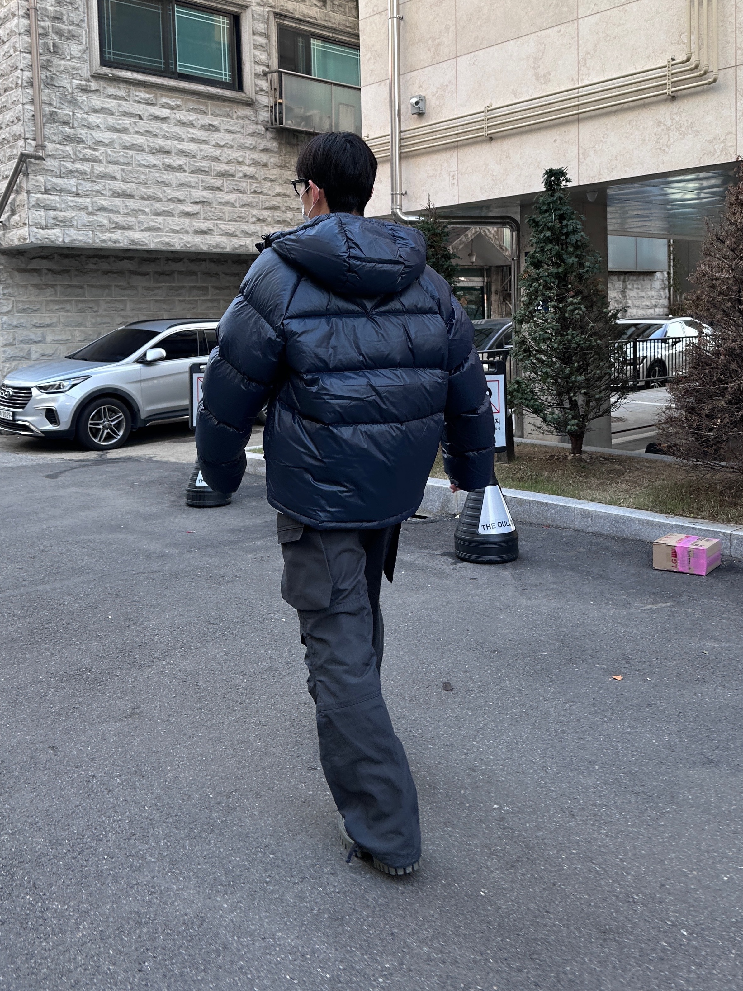 Balenciaga Combat Strike 20mm Boot Kaki 착용 스타일 - 4