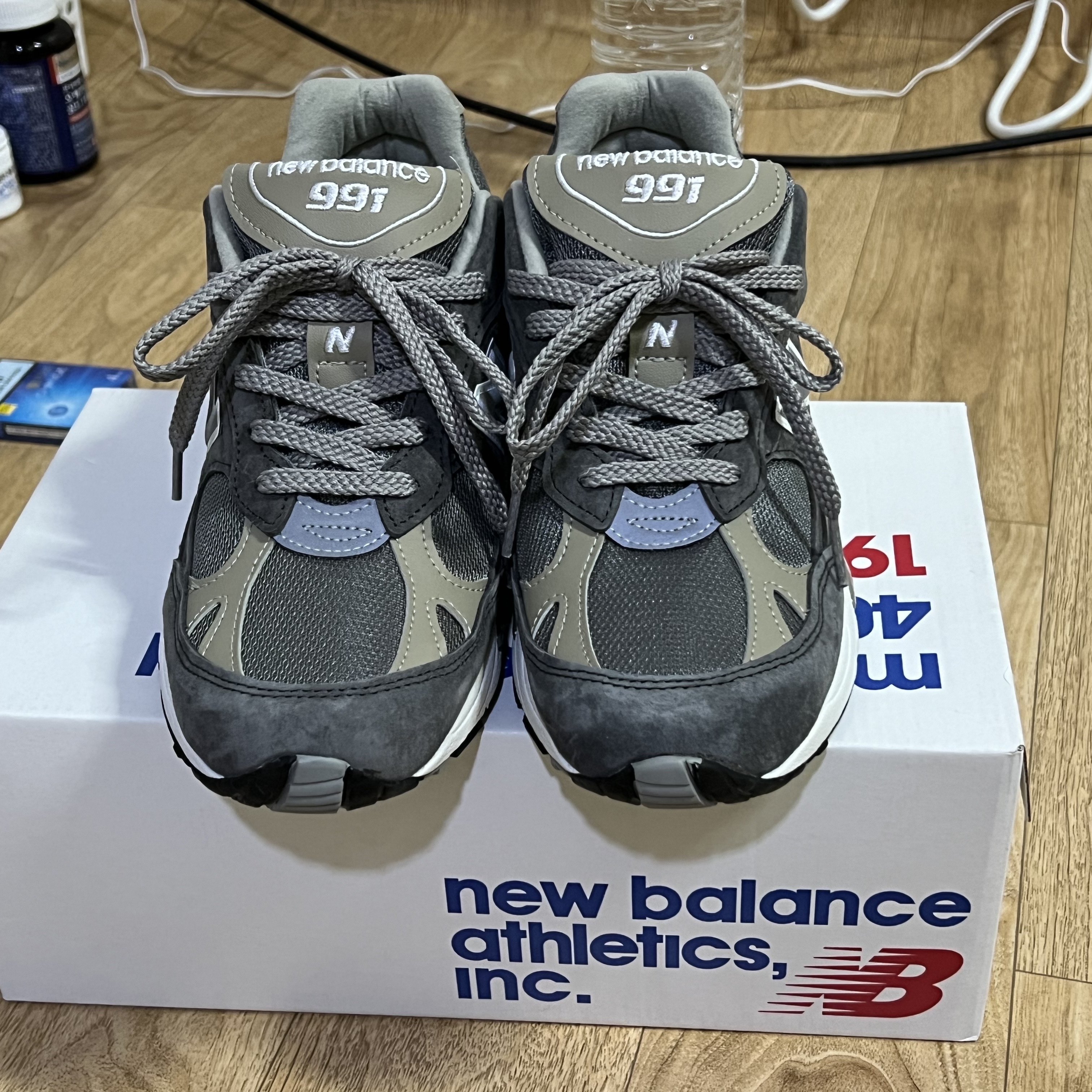 New Balance 991 Made in UK 40th Anniversary Grey 착용 스타일