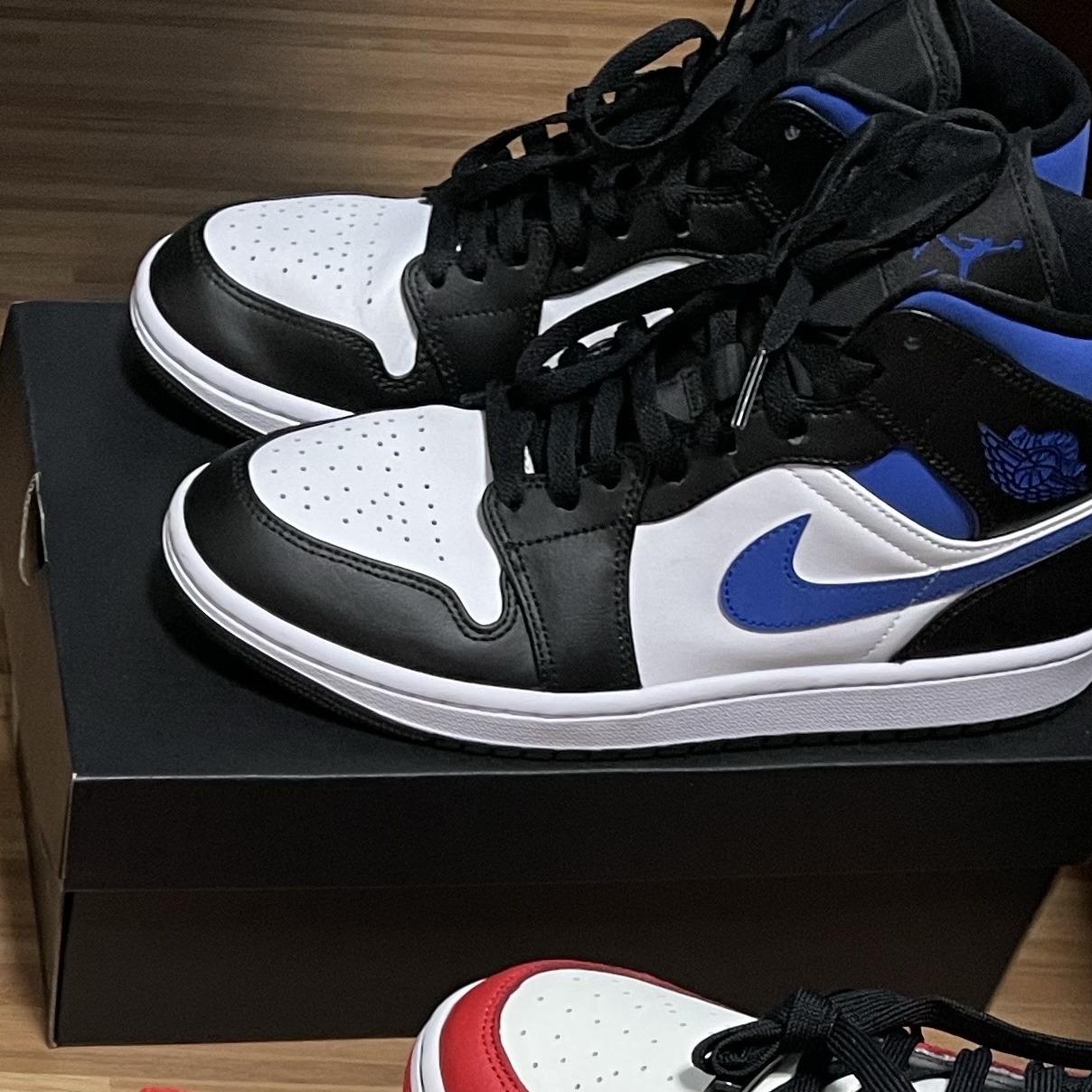 Jordan 1 Mid Racer Blue 착용 스타일
