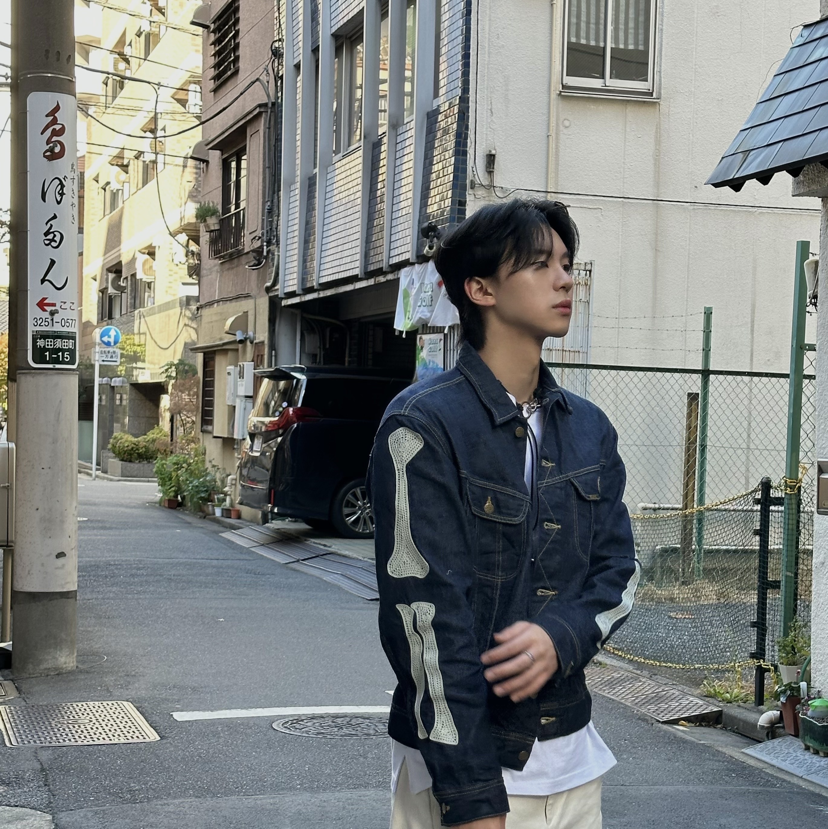 Kapital 11.5 oz. Denim Mexican Tuxedo Westerner Bone Jacket Indigo 착용 스타일