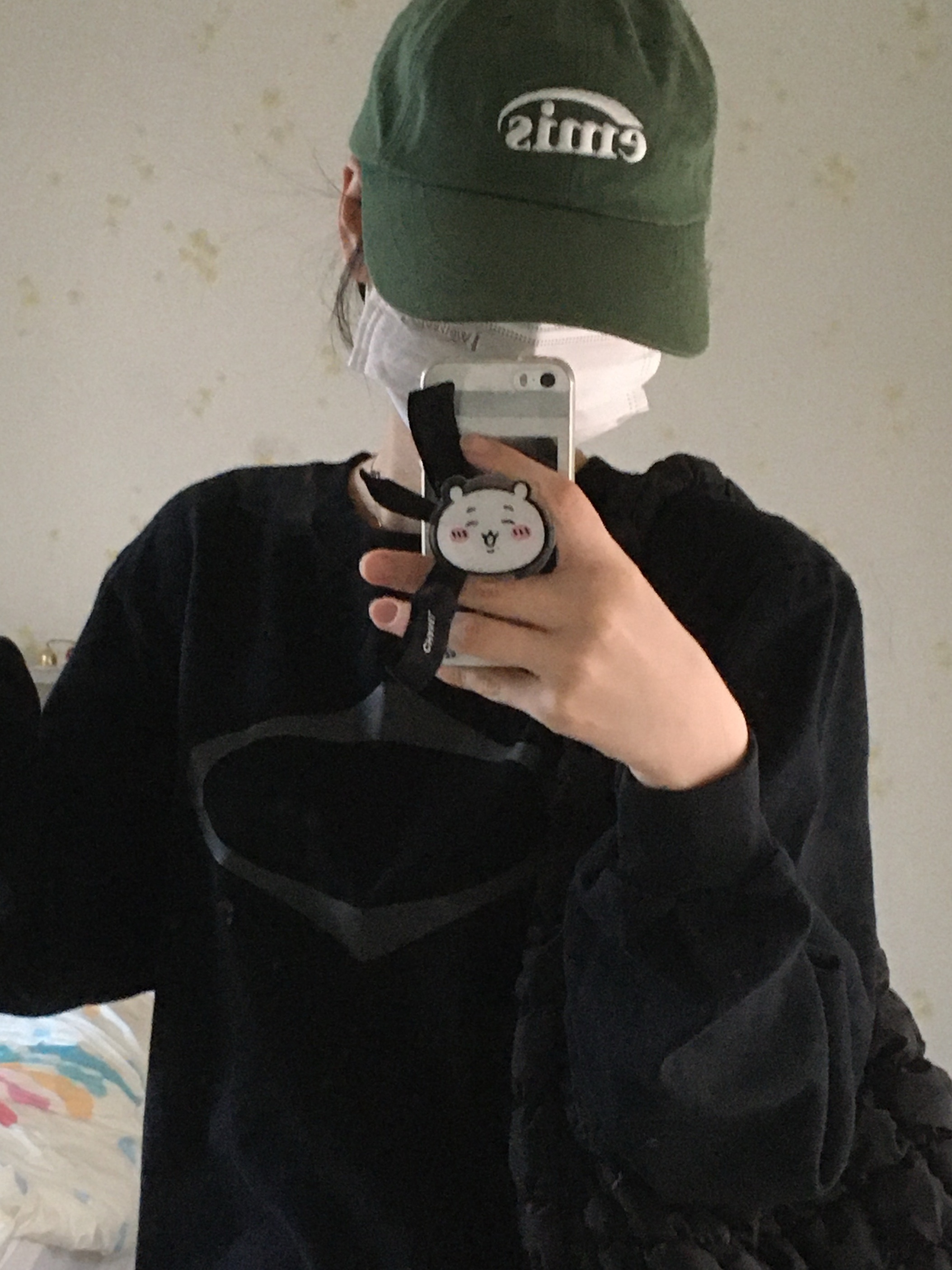 Mischief Rhombus Long Sleeve Black, COS Quilted Mini Bag Black 착용 스타일 - 1