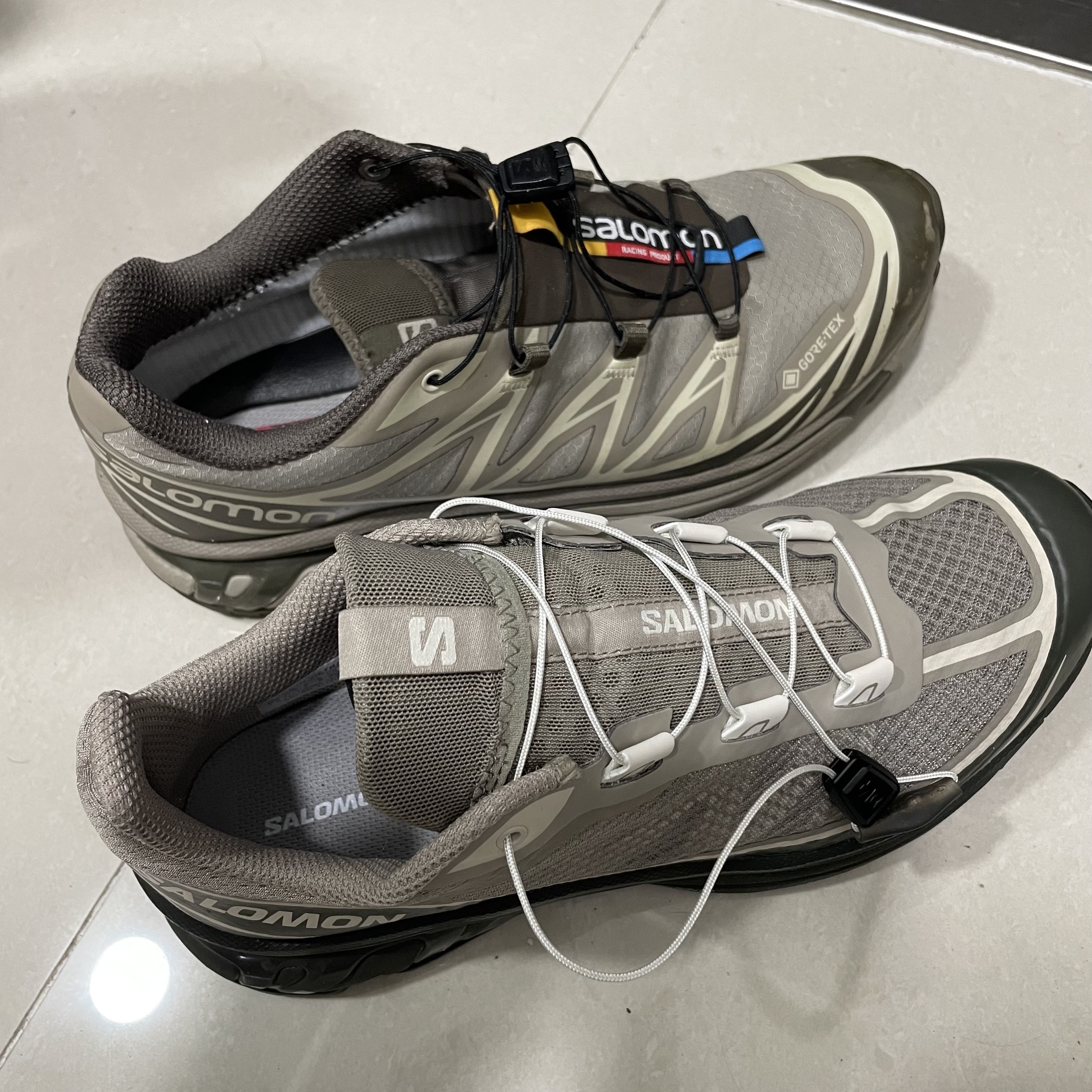 Salomon XT-6 FT Vintage Khaki, Salomon XT-6 Gore-Tex Vintage Khaki 착용 스타일 - 1