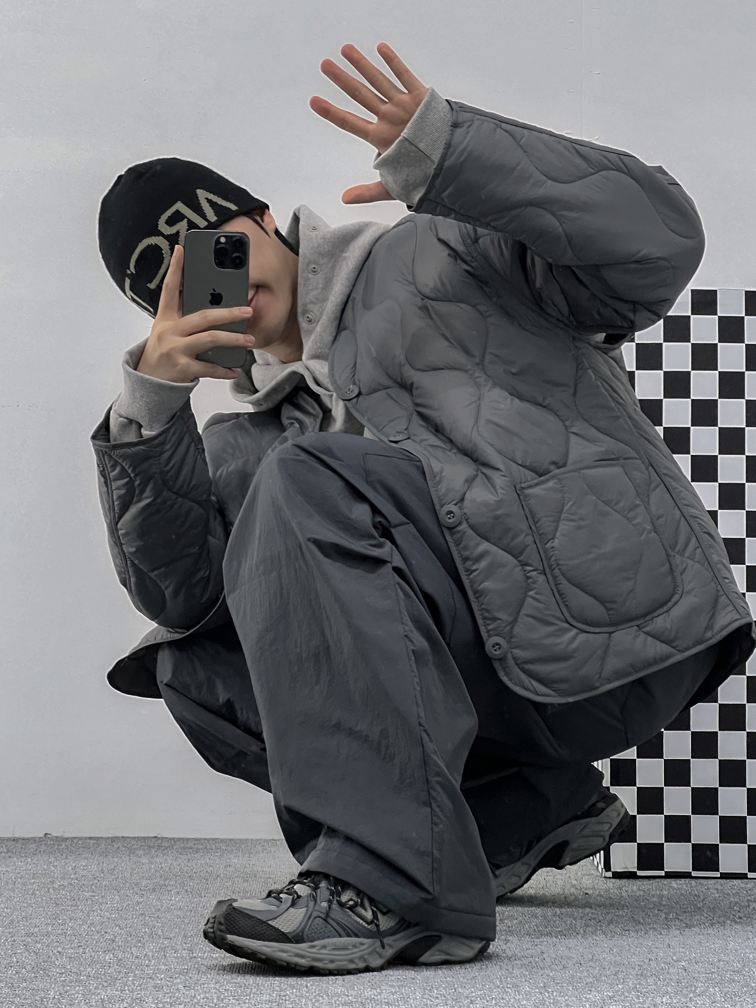 Arc'teryx Word Head Toque Orca 착용 스타일 - 1