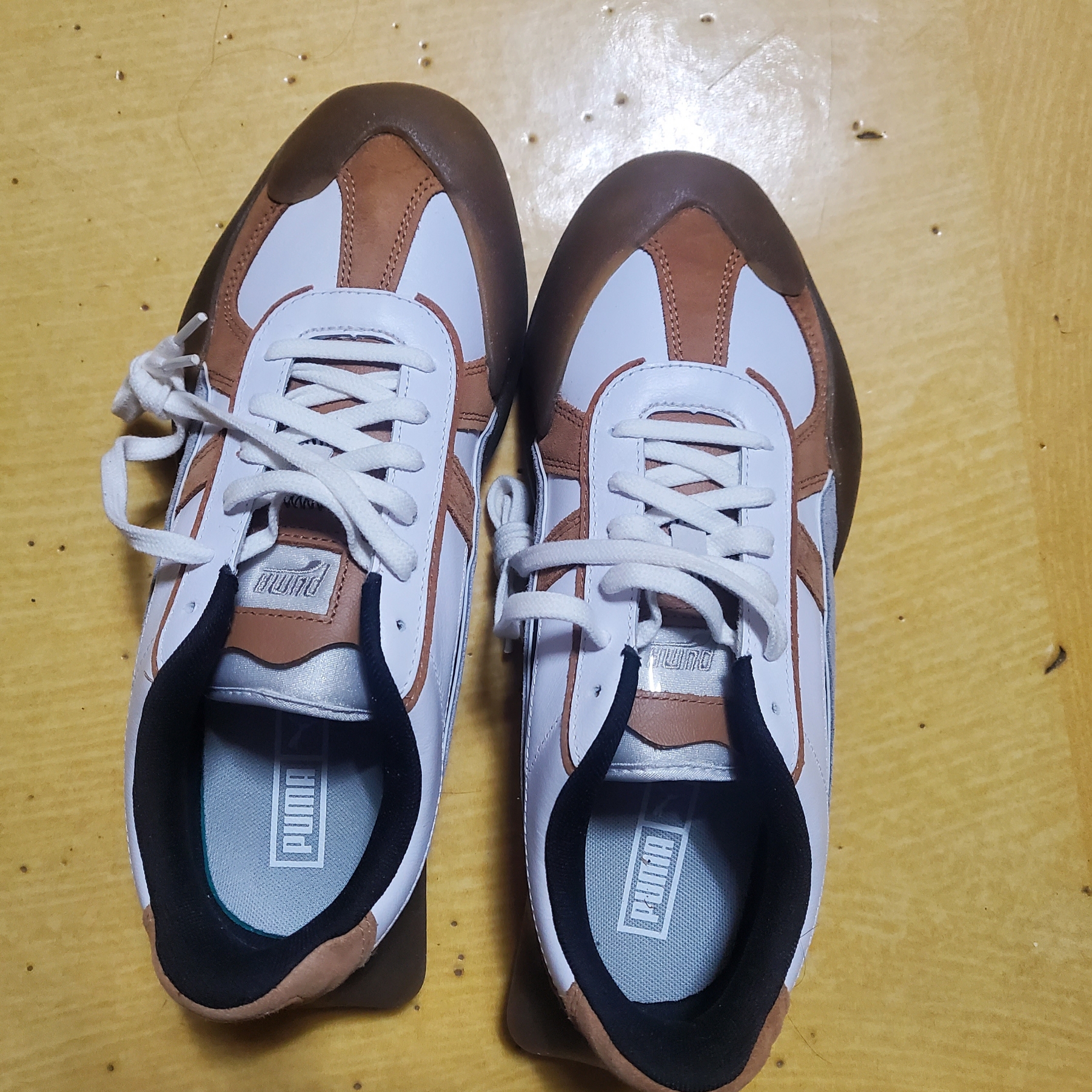 Puma Vaderon White Gum 착용 스타일 - 1