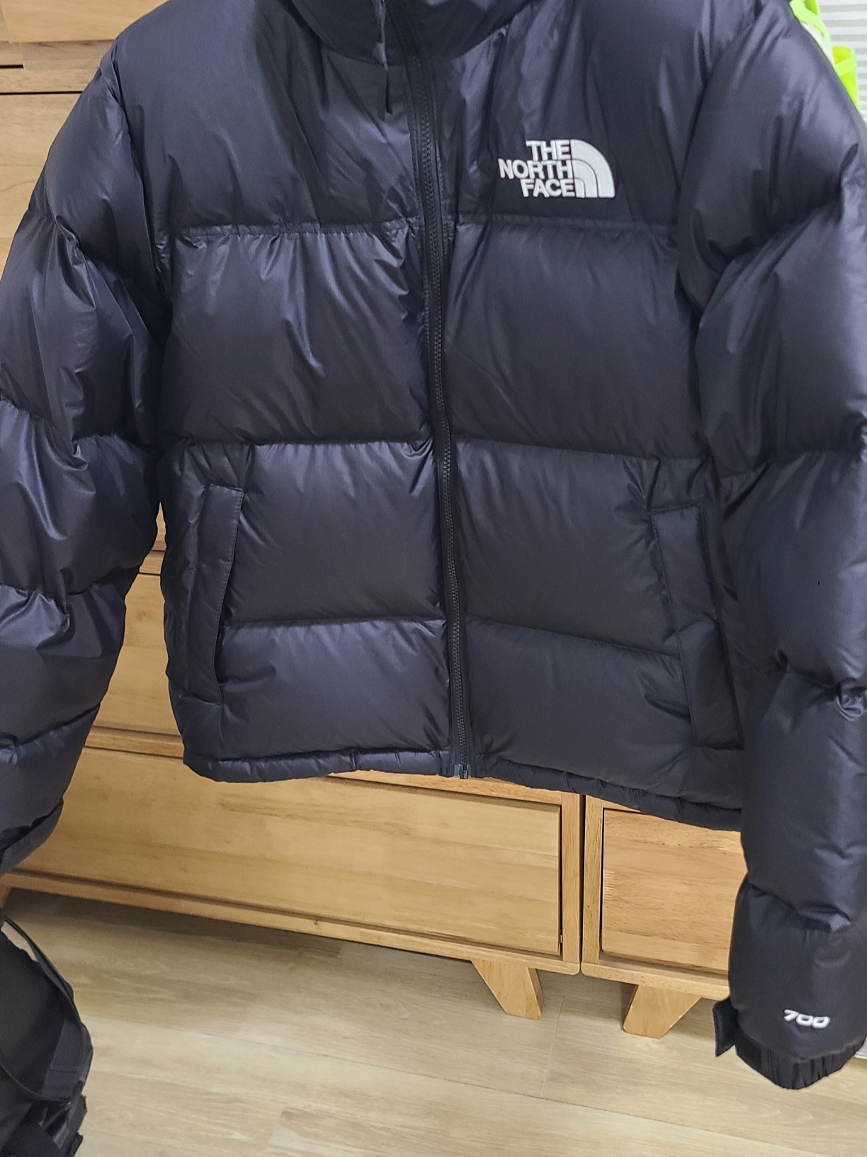 The North Face 1996 Retro Nuptse Down Jacket TNF Black 착용 스타일