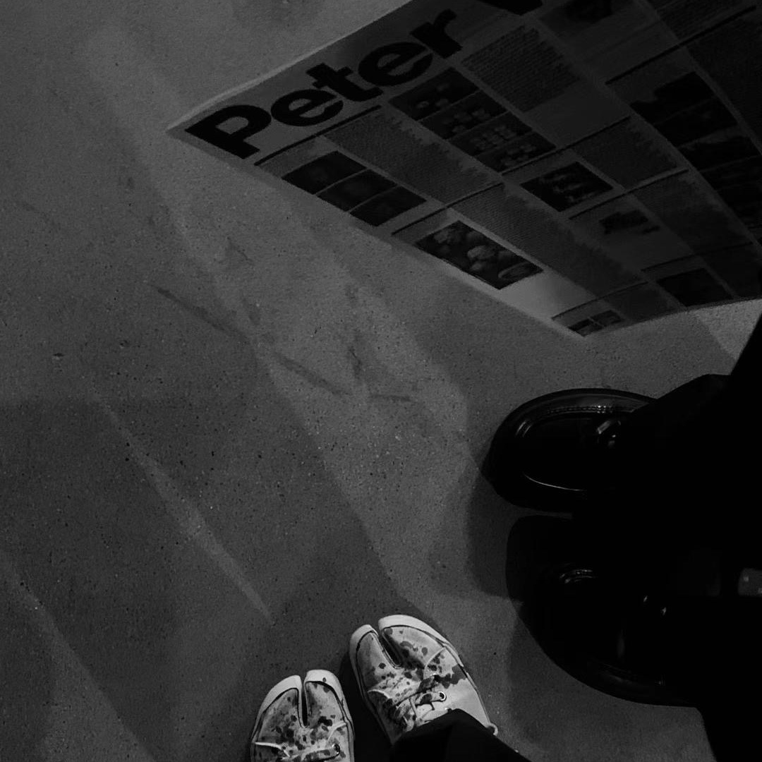 Maison Margiela Leather Derby Shoes Black 착용 스타일