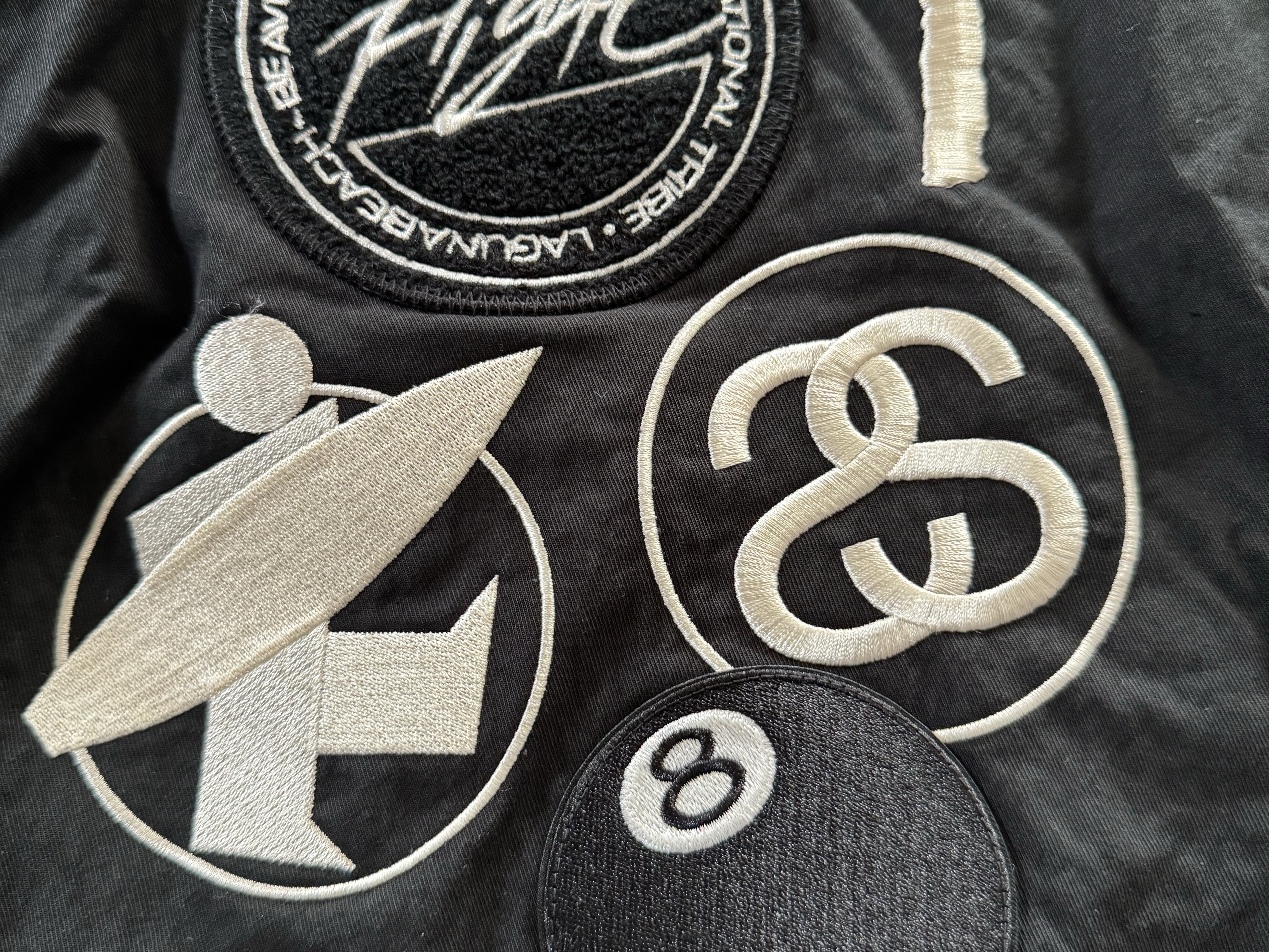 Nike x Stussy Reversible Jacket Black (FJ9153-010) 착용 스타일 - 2