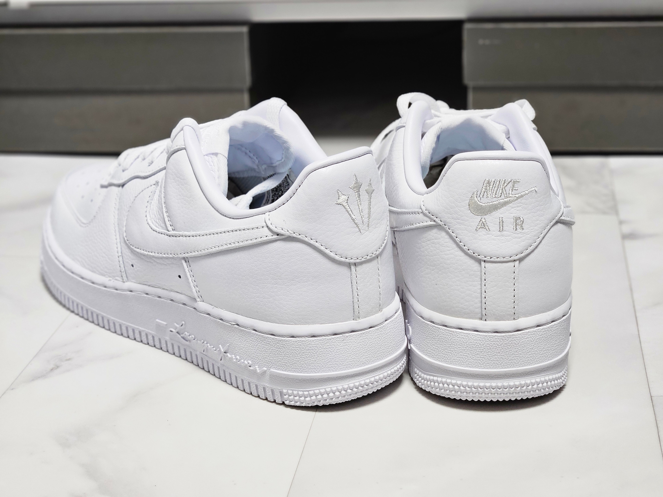 Nike x Drake Nocta Air Force 1 Low SP Certified Lover Boy White, Nike x Drake Nocta NRG LU L91 Cap White 착용 스타일 - 9