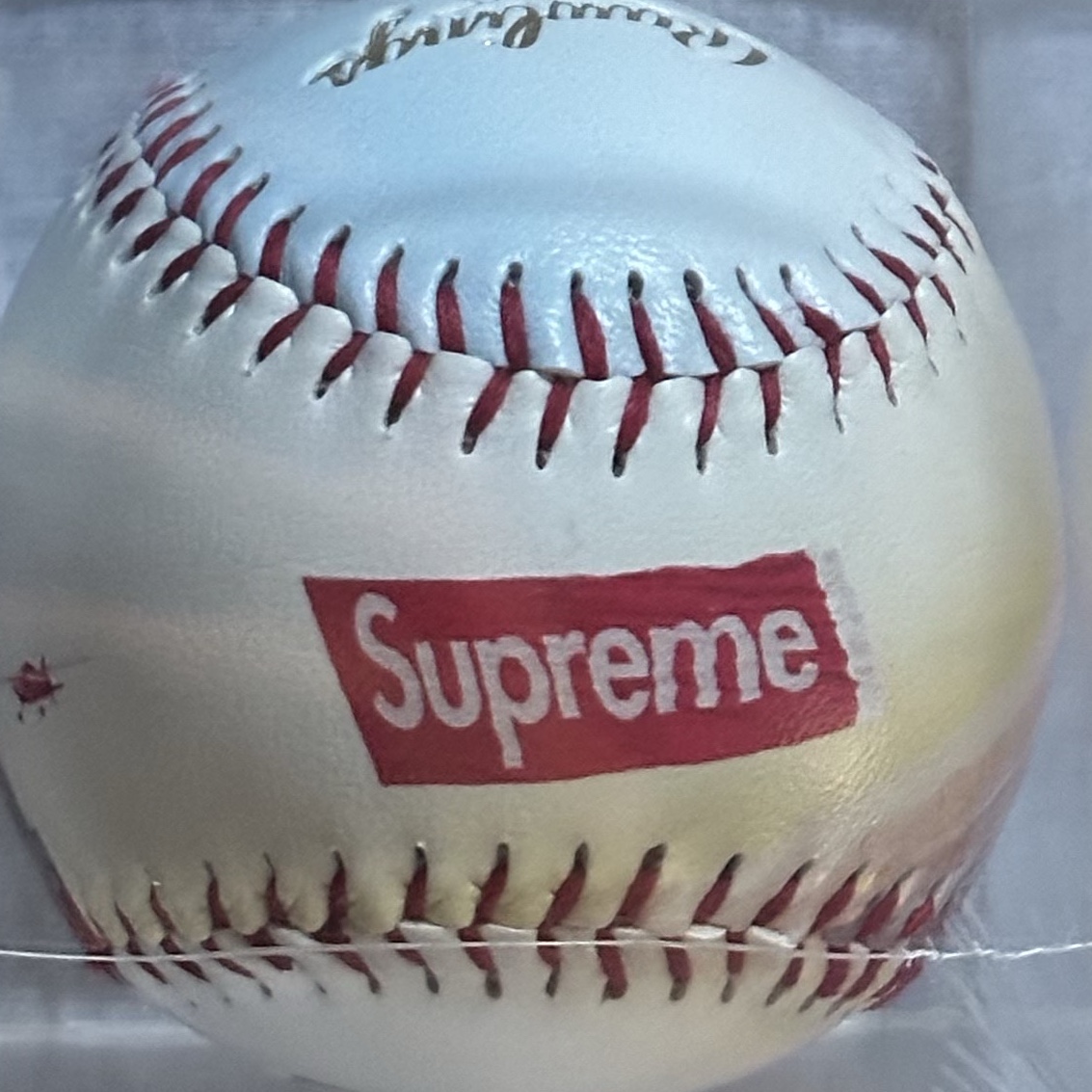 Supreme x Rawlings Aerial Baseball Multicolor - 23FW 착용 스타일