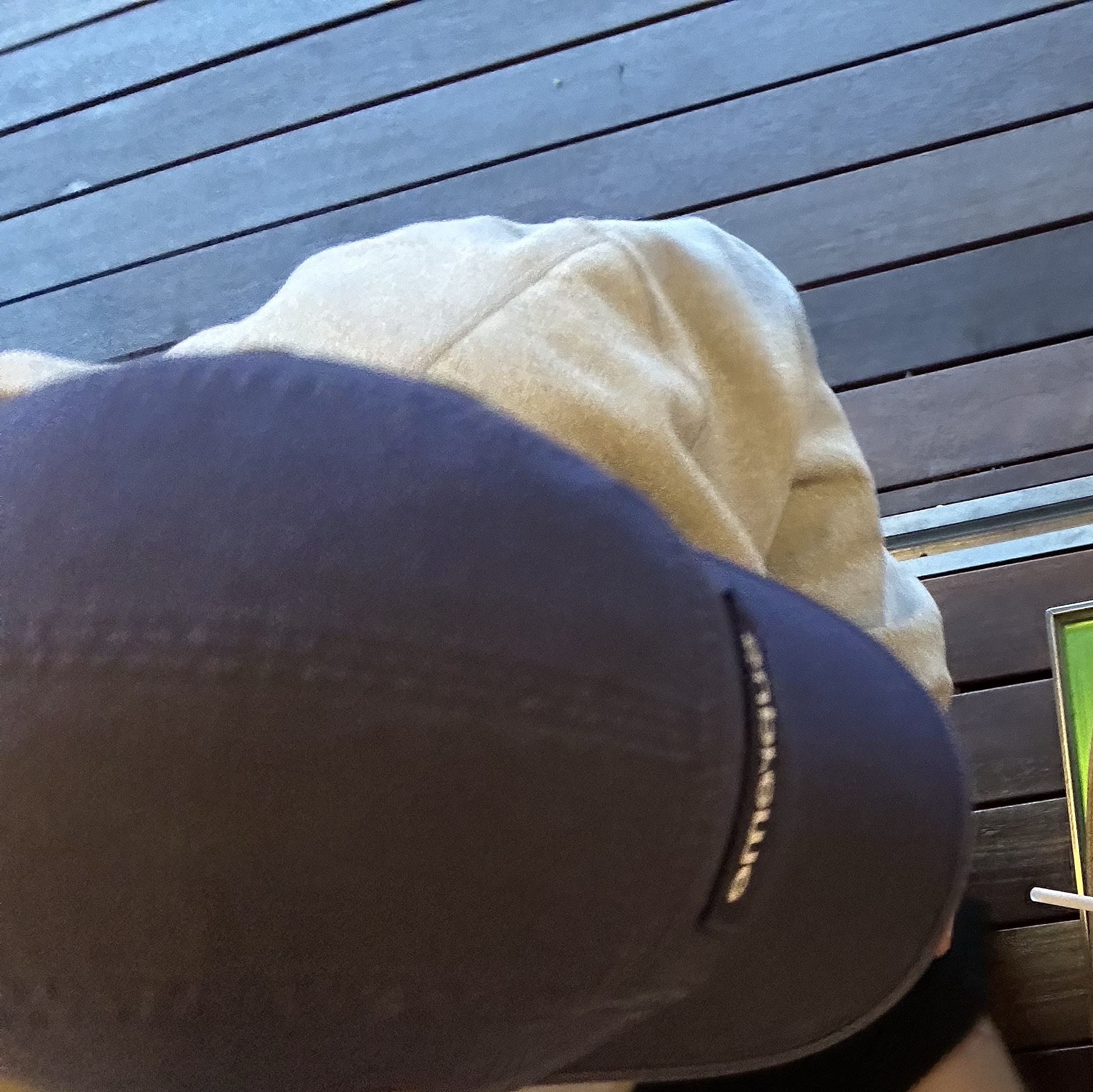 Supreme Military Camp Cap Light Navy - 23SS 착용 스타일