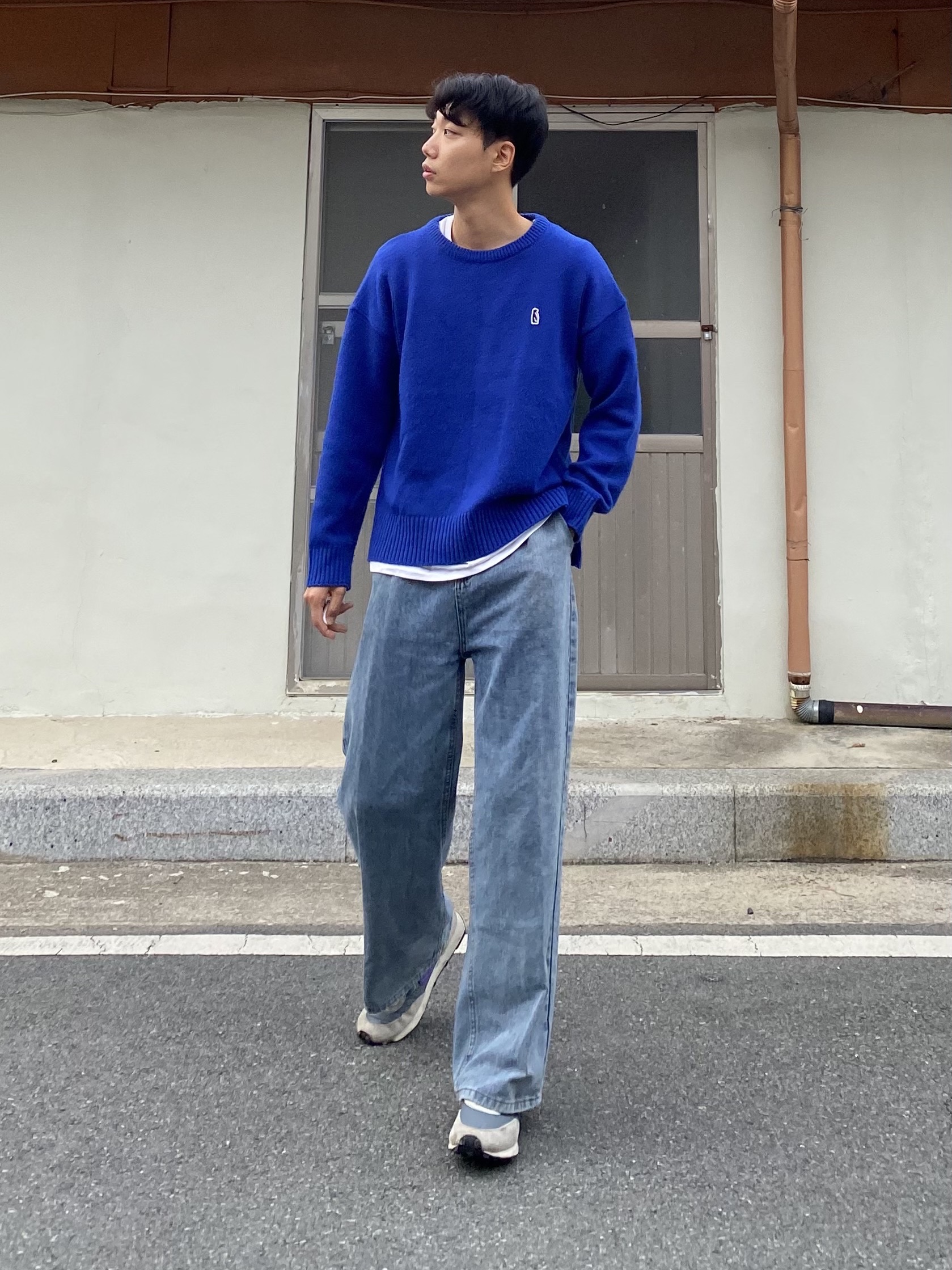 Nike Daybreak SP Cool Grey Hyper Grape 착용 스타일
