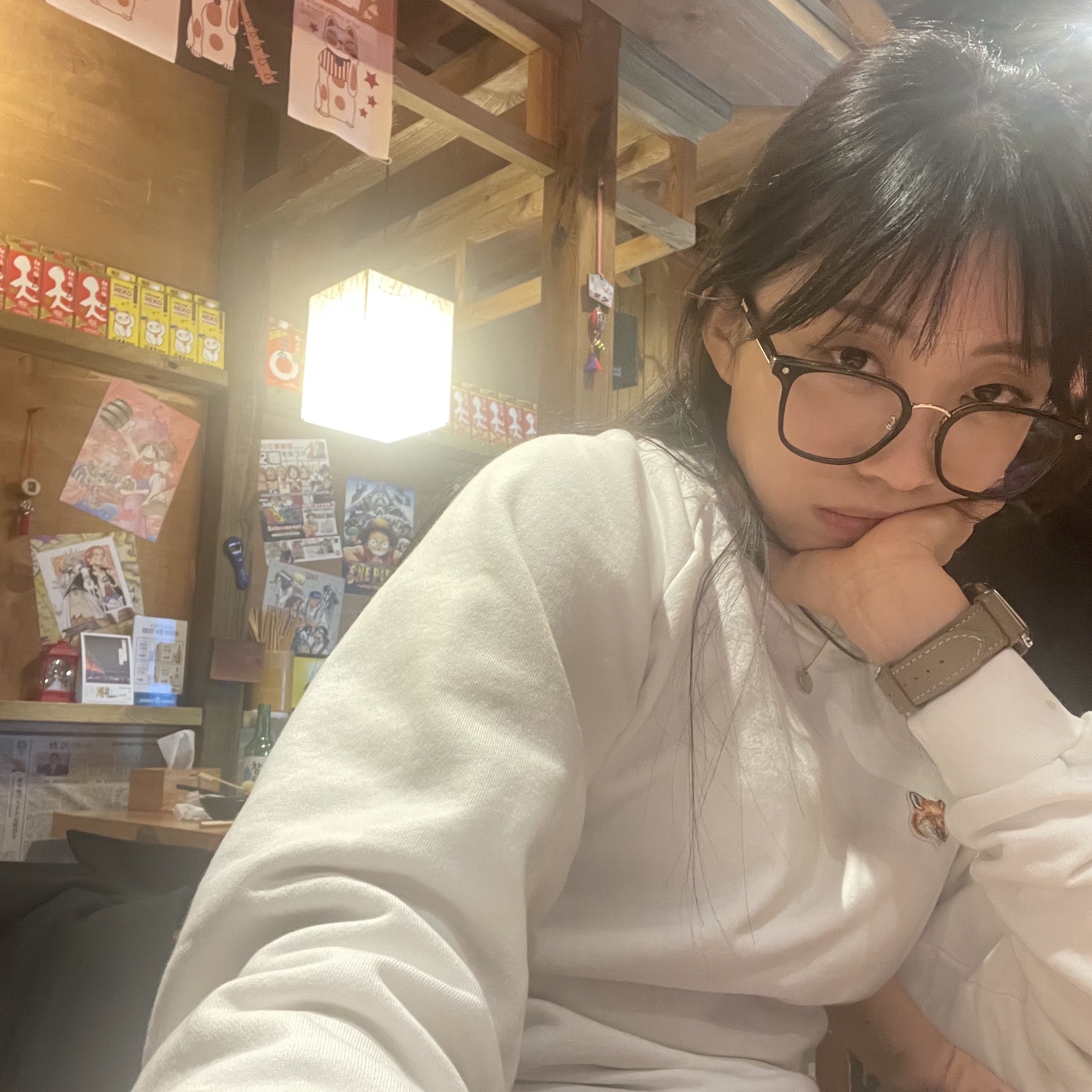 Maison Kitsune Fox Head Patch Classic Sweatshirt Ecru, Tiffany & Co. Return To Tiffany Blue Double Heart Tag Pendant Mini Silver 착용 스타일 - 1