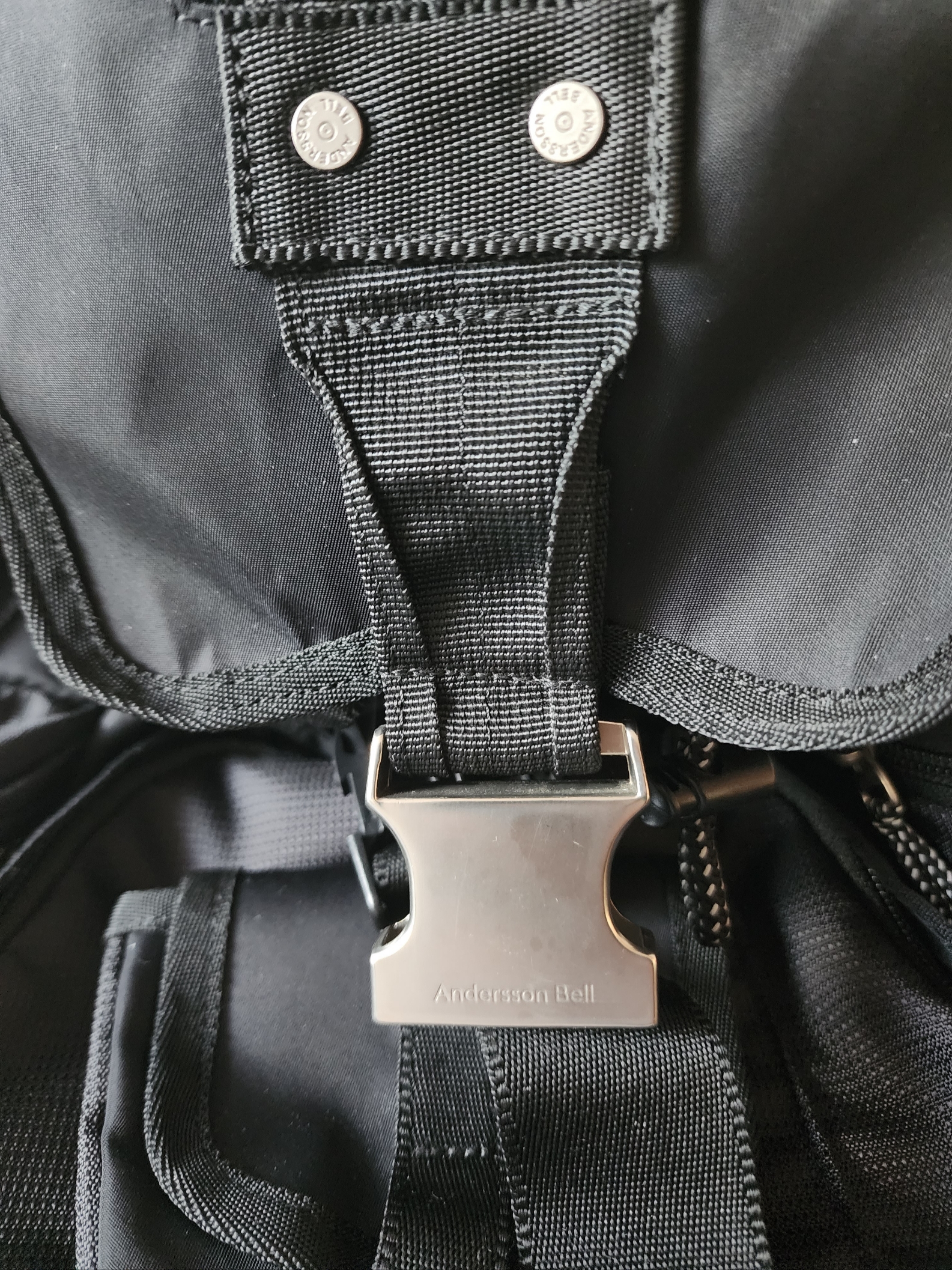 Andersson Bell Port Harcourt Backpack Black 착용 스타일