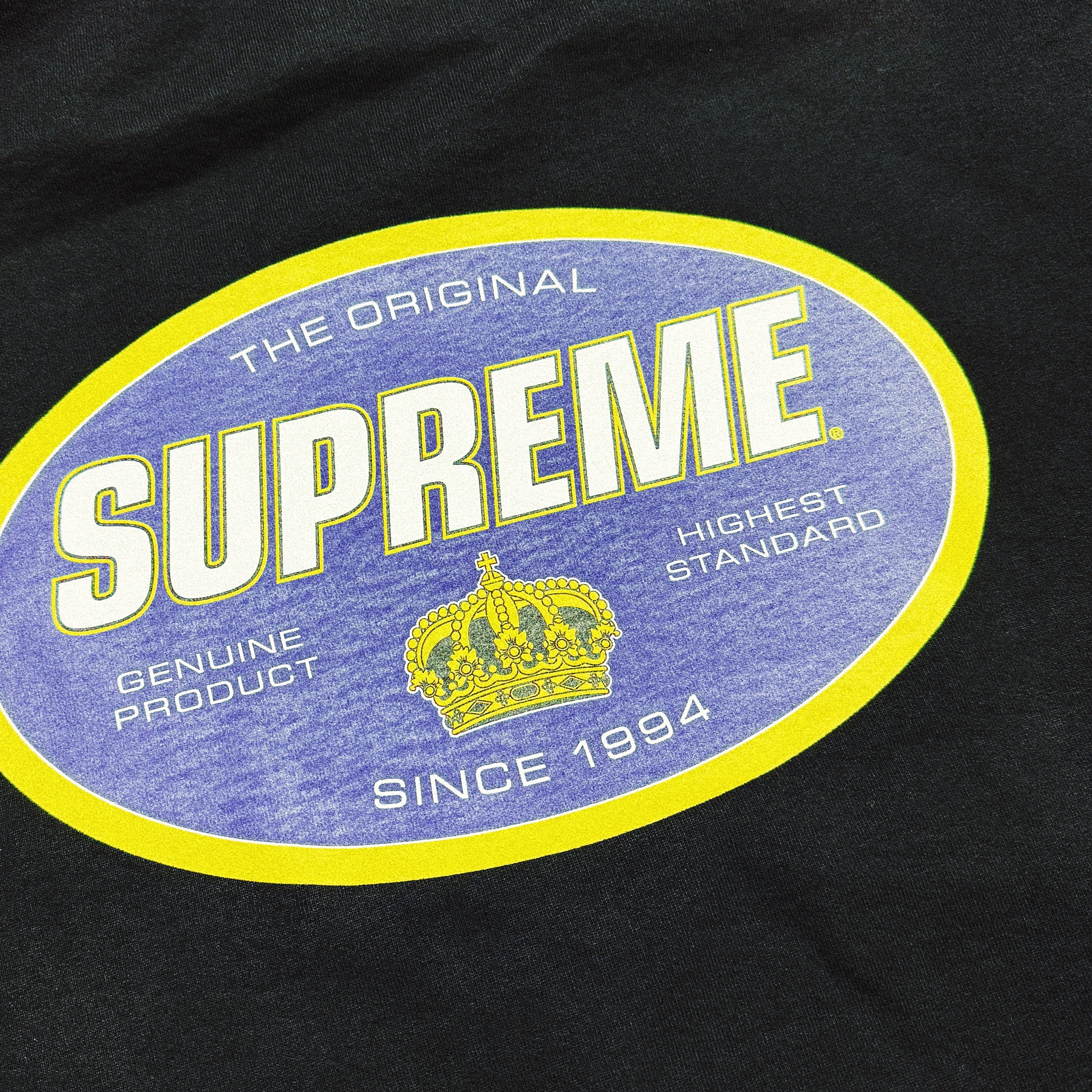 Supreme Crown Hooded Sweatshirt Black - 23FW 착용 스타일