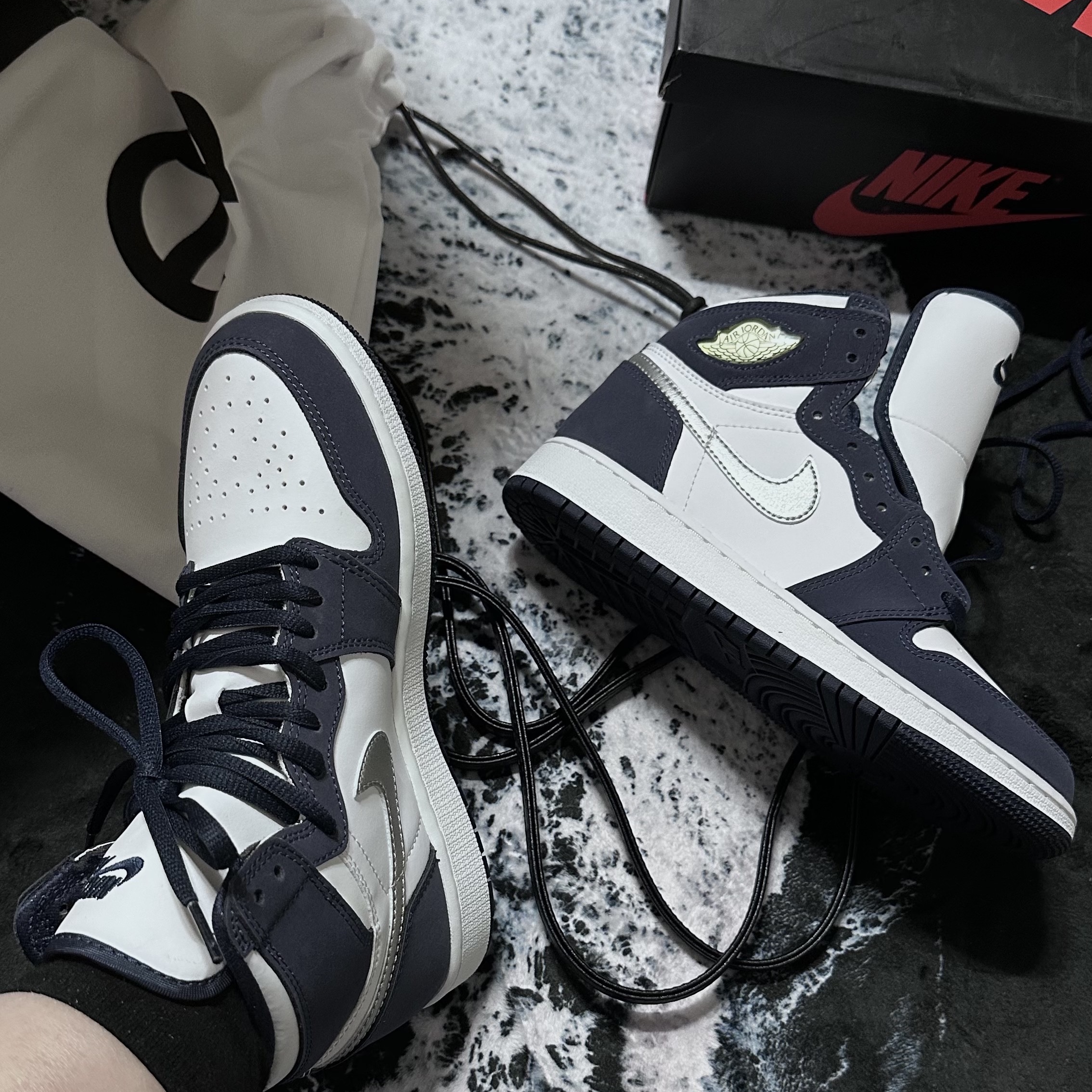 (GS) Jordan 1 Retro High OG CO.JP Midnight Navy 착용 스타일