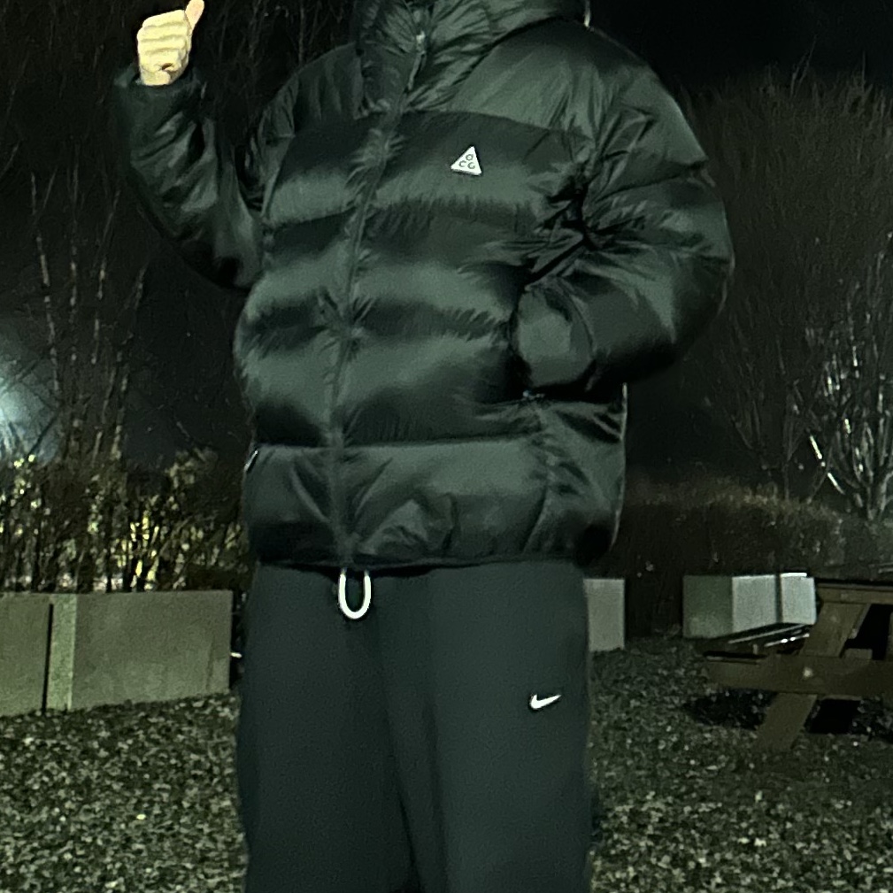 Nike ACG Therma-Fit ADV Lunar Lake Puffer Jacket Black - Asia 착용 스타일