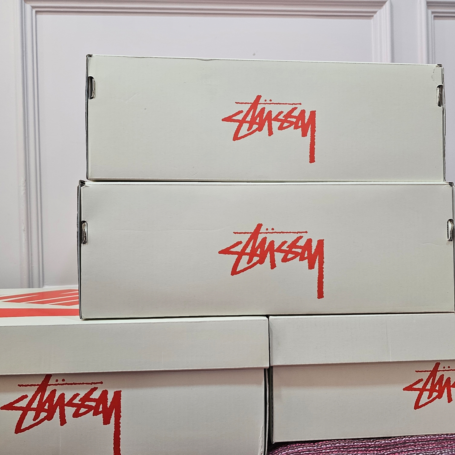 Nike x Stussy Air Flight 89 Low Black White 착용 스타일 - 2