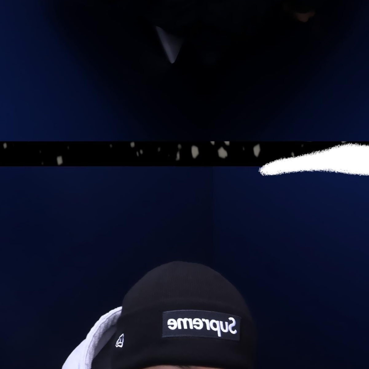 Supreme New Era Box Logo Beanie Black - 23FW 착용 스타일