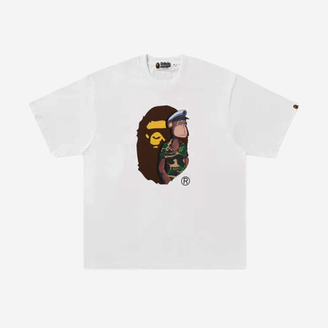 베이프 x BAYC 티셔츠 #2 화이트 | BAPE | KREAM