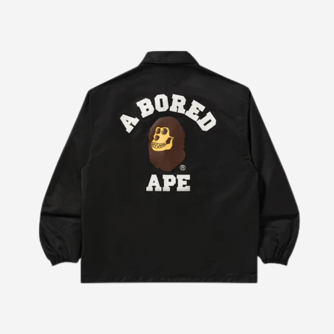 BAPE x BAYC Coach Jacket Black 상세 이미지 1