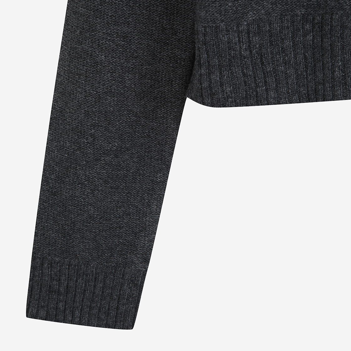 윤세 우먼 노르딕 가디건 차콜(Yunse Women Nordic Cardigan Charcoal) - 4