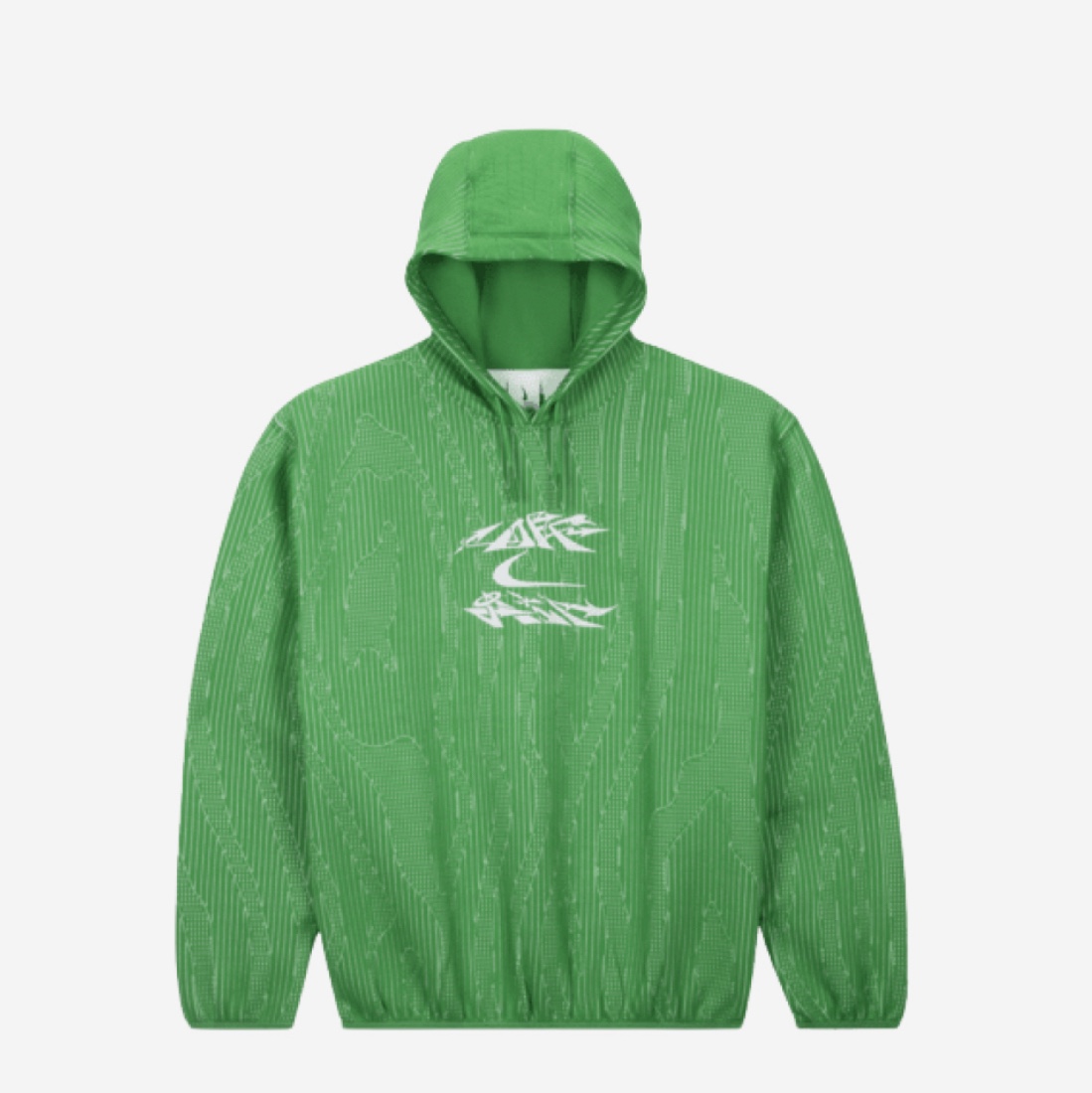 Nike x Off-White Engineered Hoodie Kelly Green - Asia 착용 스타일