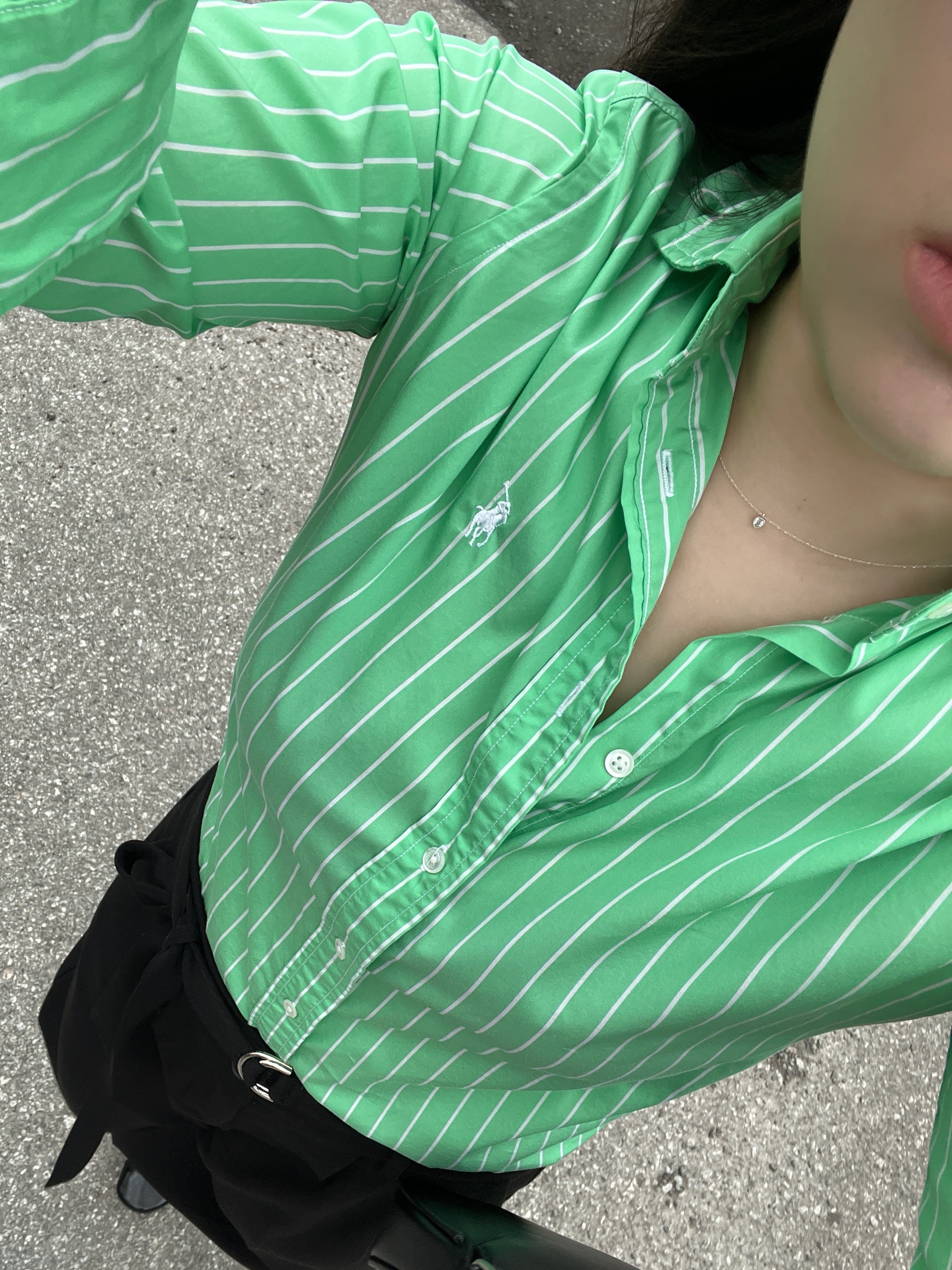 [30%적립] Polo Ralph Lauren Children Iconic Oxford Shirt Blue 착용 스타일 - 1
