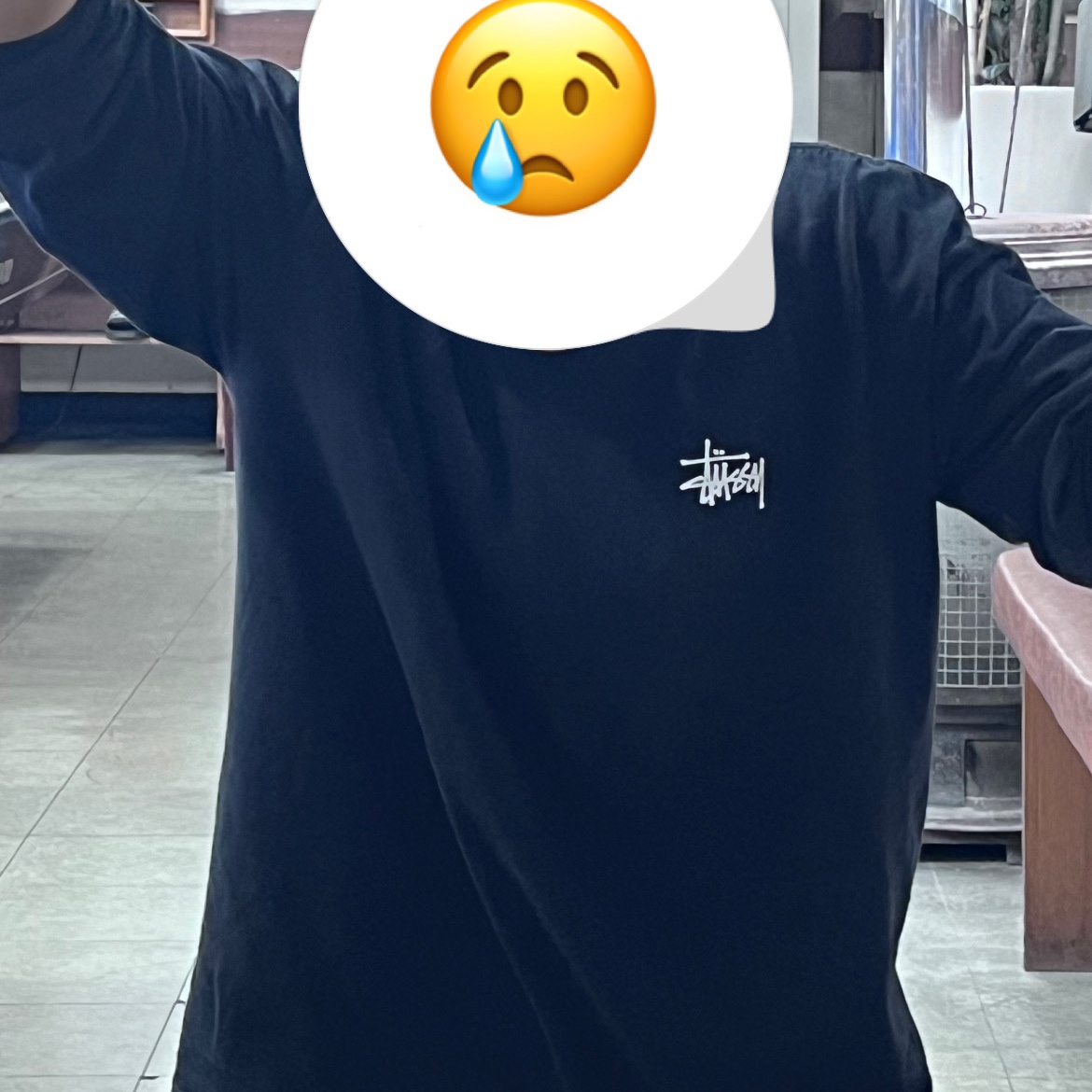 Stussy Basic Stussy LS T-Shirt Black 2023 착용 스타일