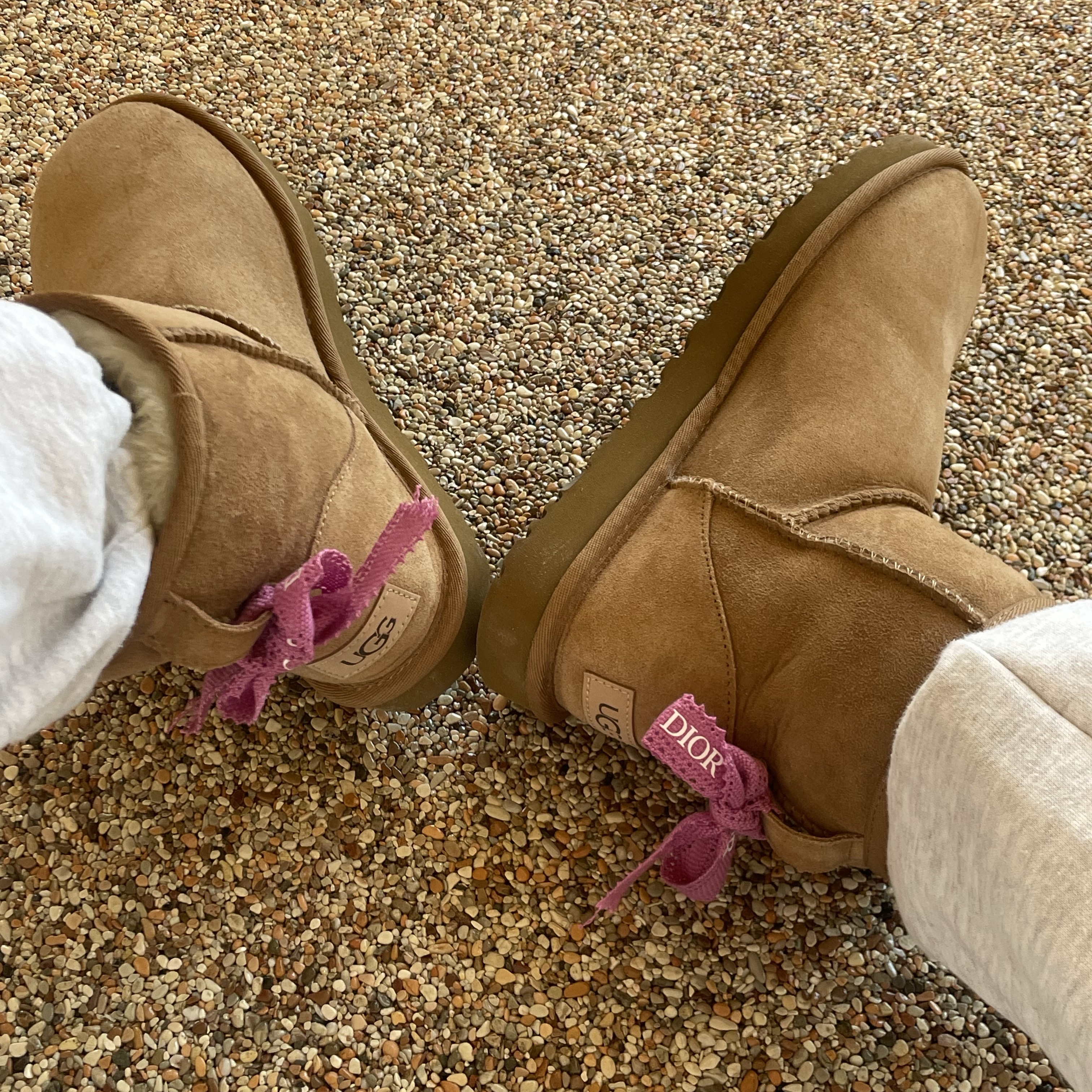(W) UGG Classic Mini II Boots Chestnut 착용 스타일