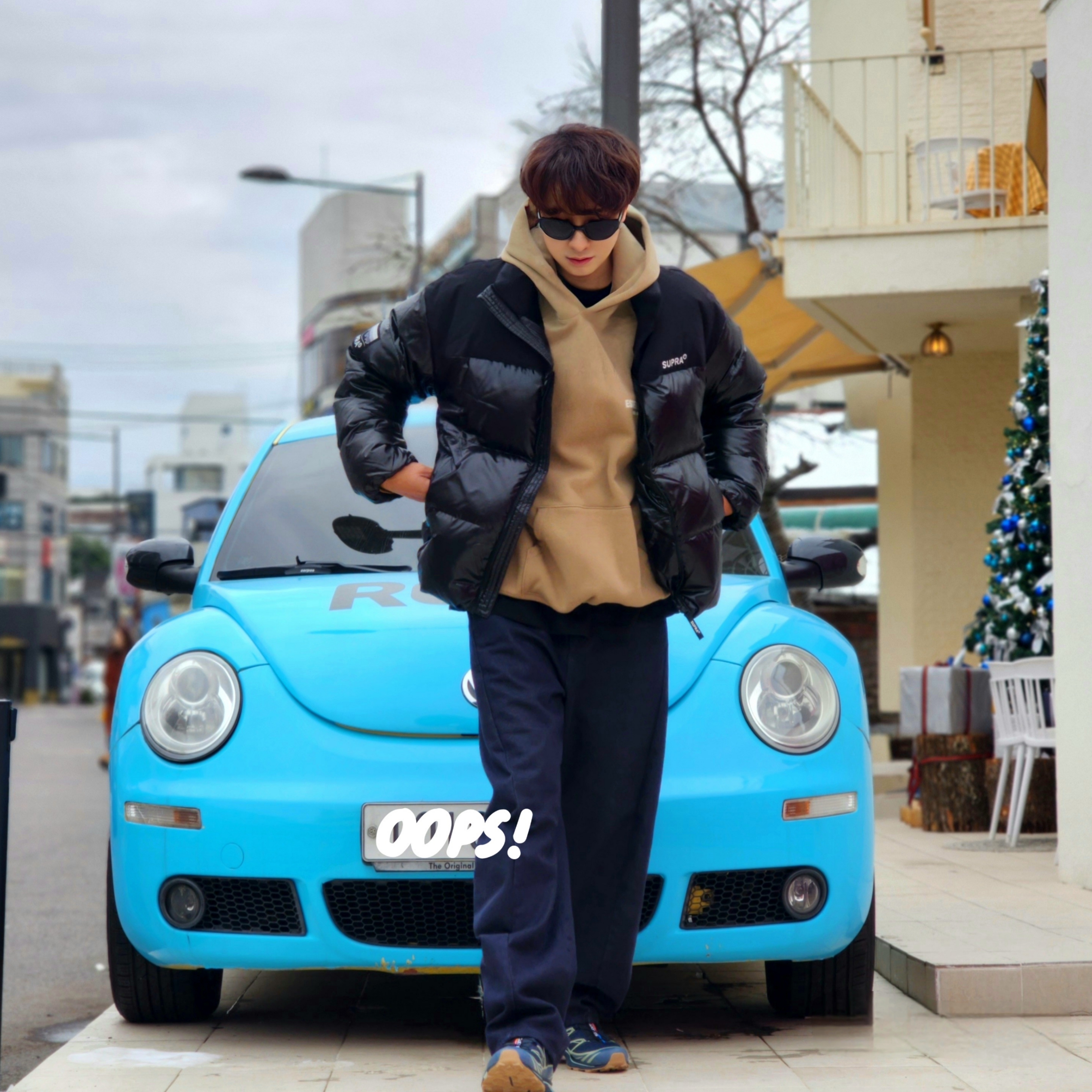 Essentials Hoodie Oak - 22SS, Salomon XT-6 GTX Carbon Bering Sea 착용 스타일 - 3